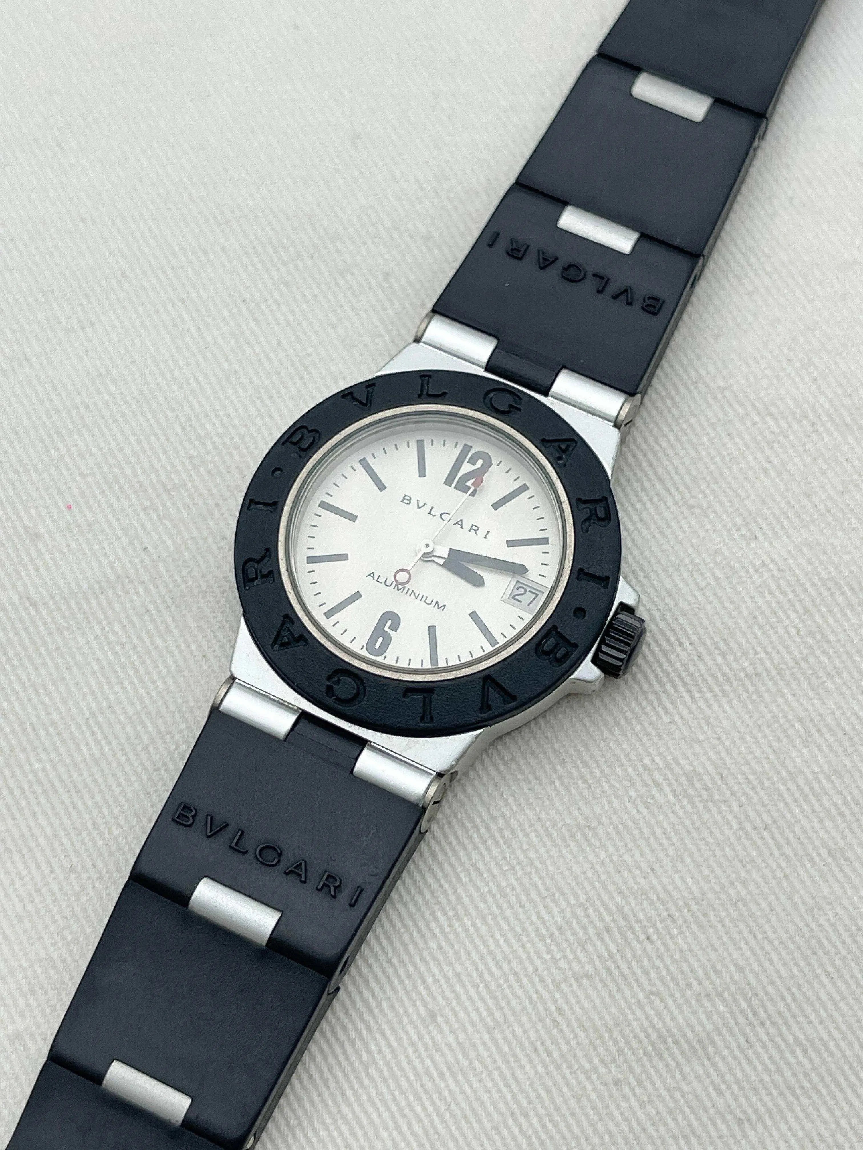Bvlgari - Aluminum Quartz - 2000s - Atelier Victor Paris - Vintage Watch Shop Dubai