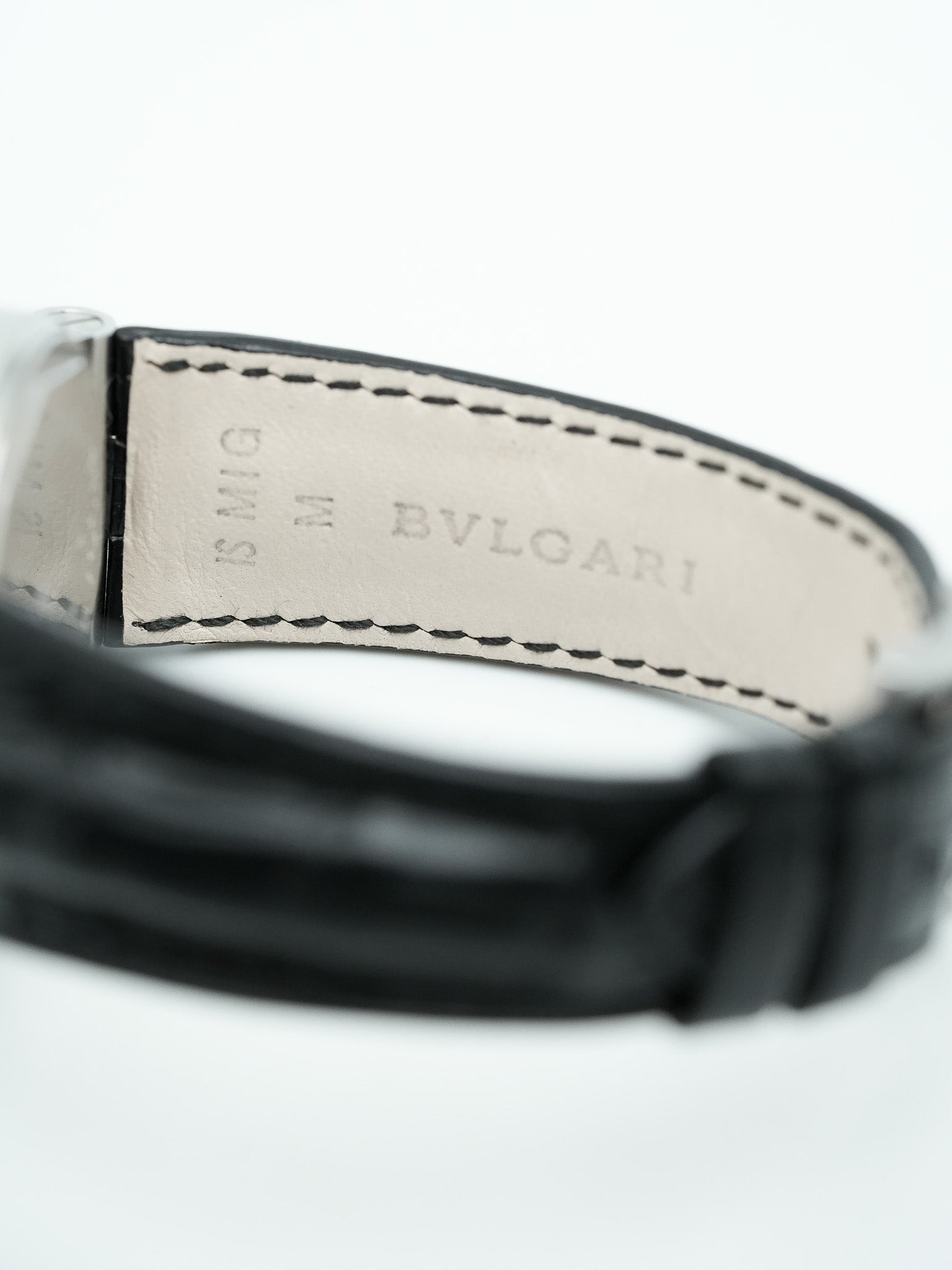Bvlgari - Diagono Chronograph Cadran Noir - 1990s - Atelier Victor Paris - Vintage Watch Shop Dubai