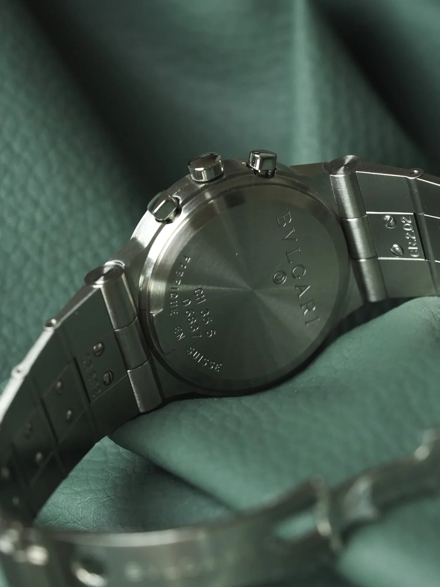 Bvlgari - Diagono Chronographe Acier Cadran Noir - papier - 2000s - Atelier Victor