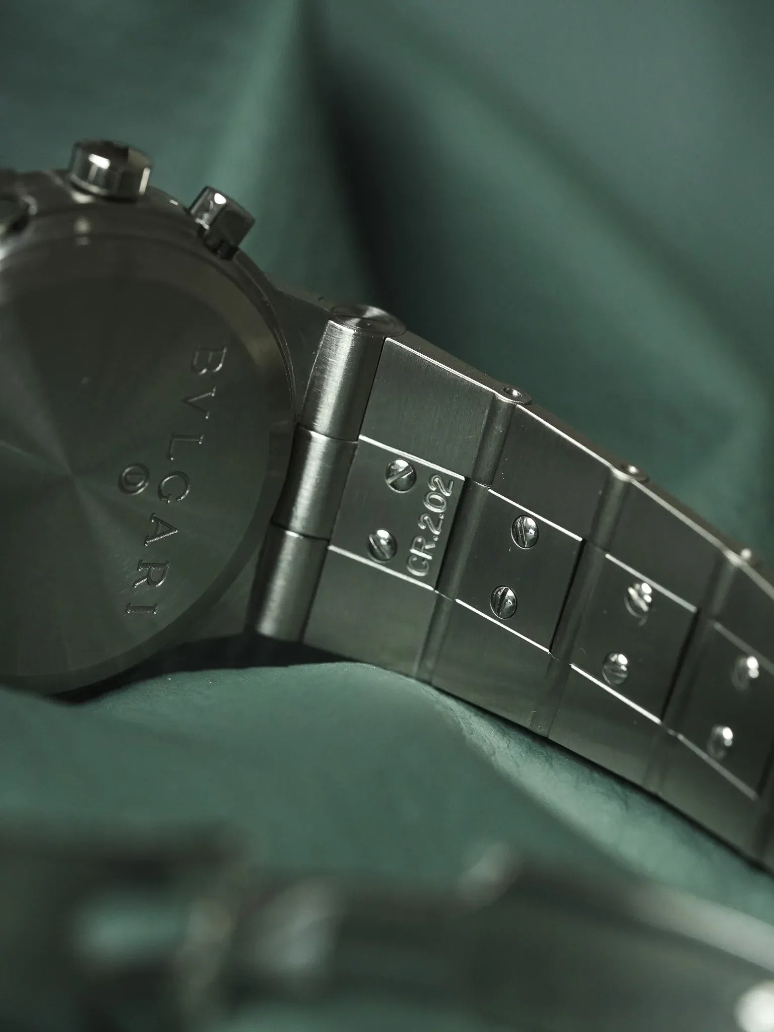 Bvlgari - Diagono Chronographe Acier Cadran Noir - papier - 2000s - Atelier Victor