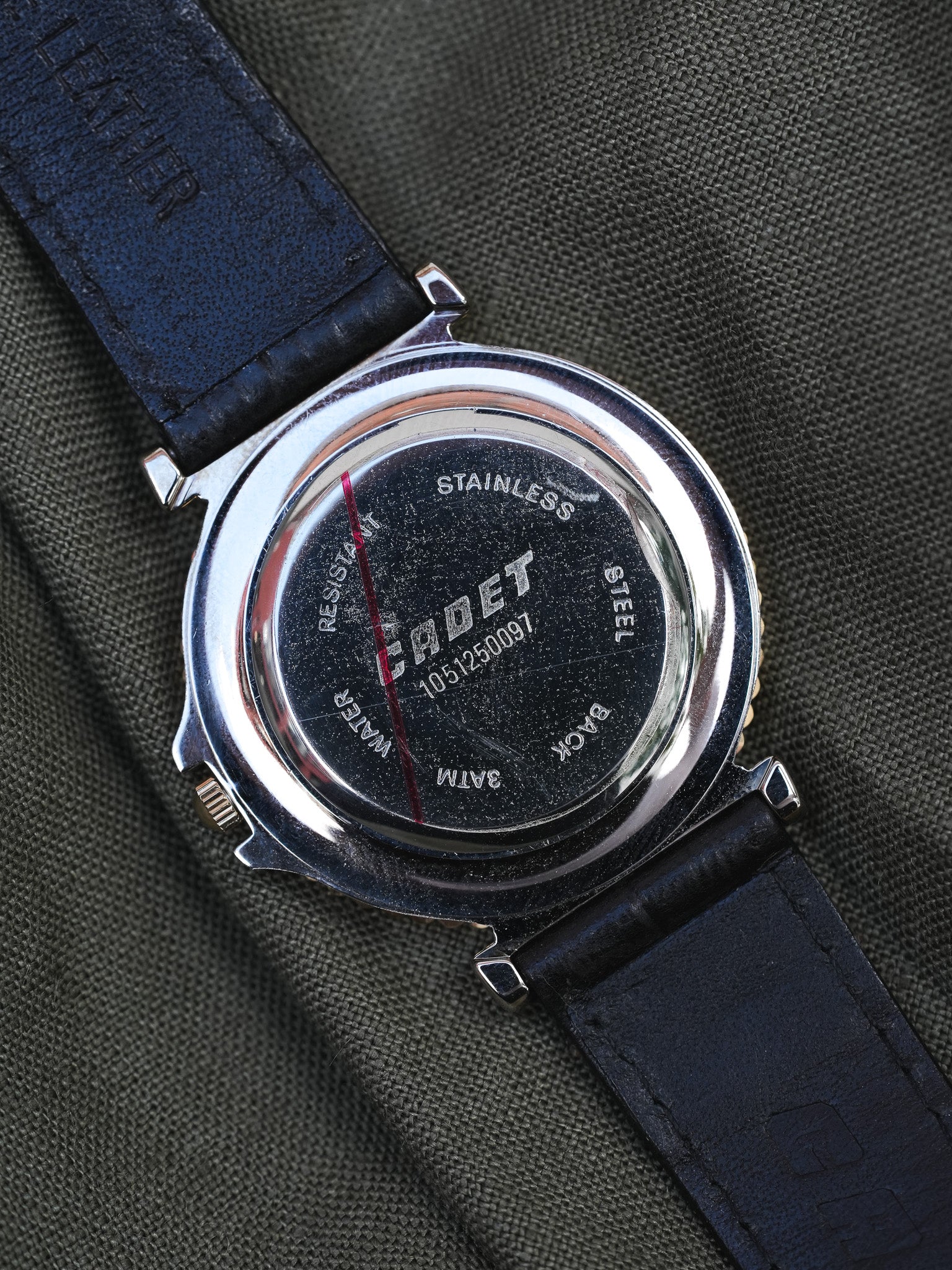 Cadet - Acier Or Cadran noir - 1990s - Atelier Victor Paris - Vintage Watch Shop Dubai