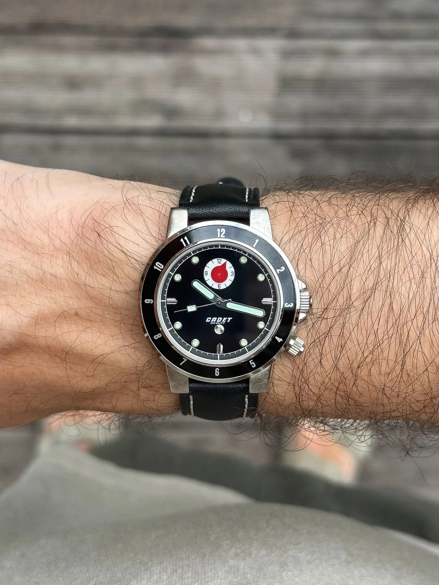 Cadet - GMT Noir - NOS - 1980s - Atelier Victor