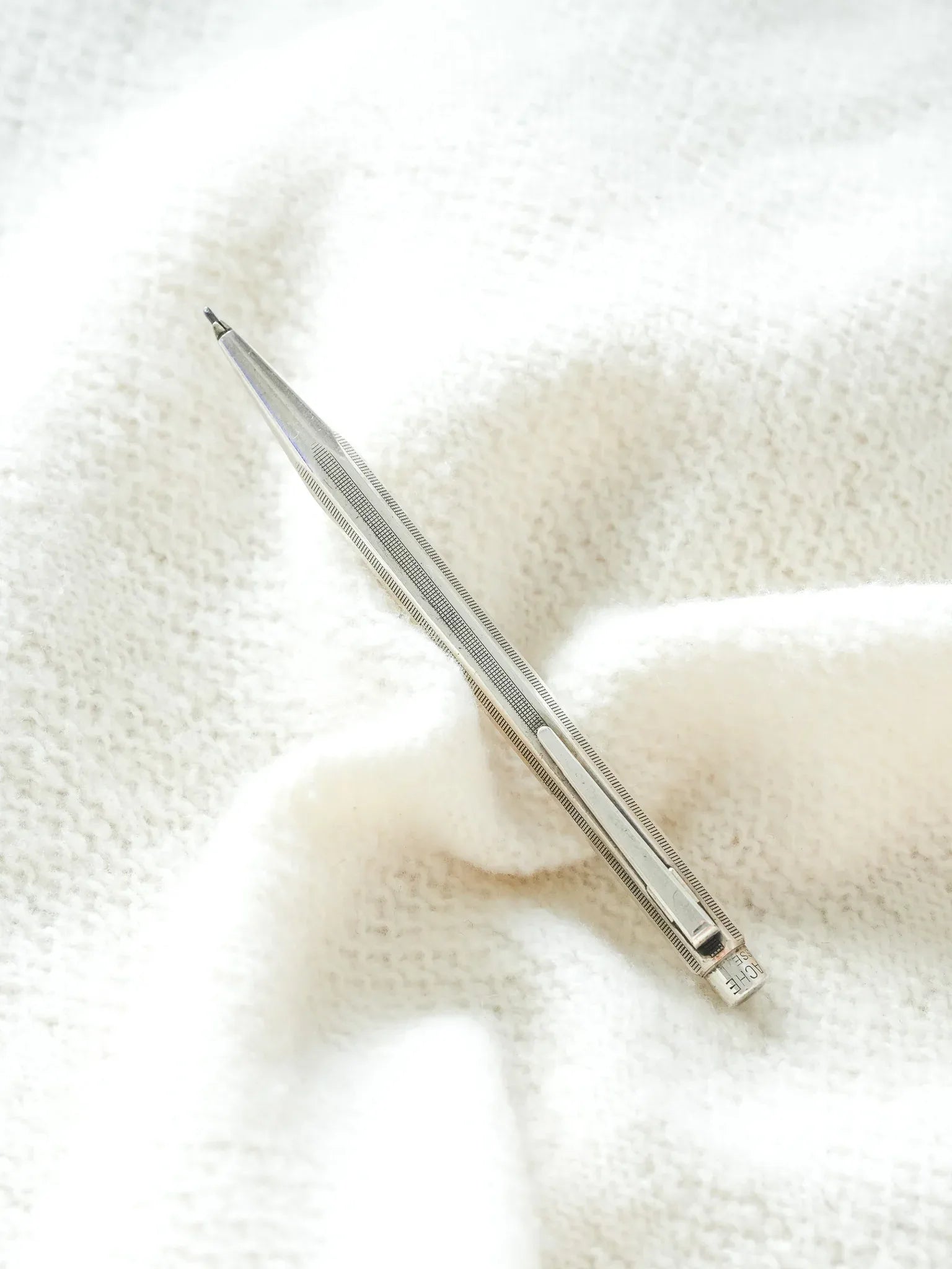 Caran d'ache - Stylo porte mine ECRIDOR plaqué argent - 1970s - Atelier Victor