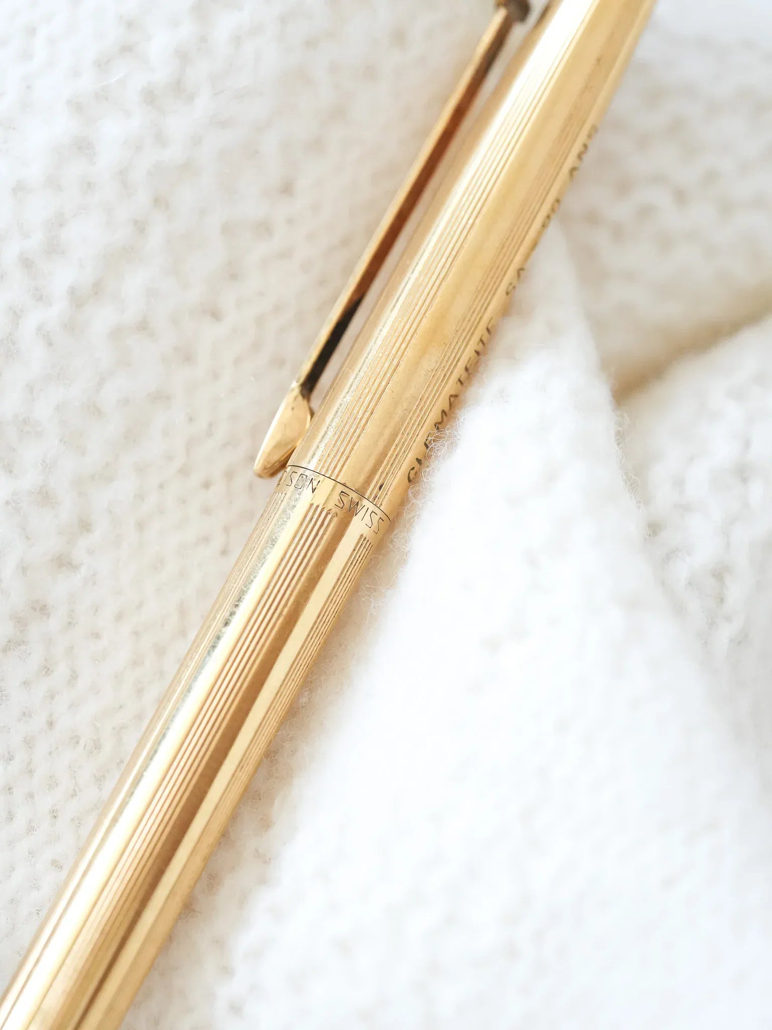 Caran d'ache - Stylo porte mine MADISON Luxe plaqué or - 1990s - Atelier Victor