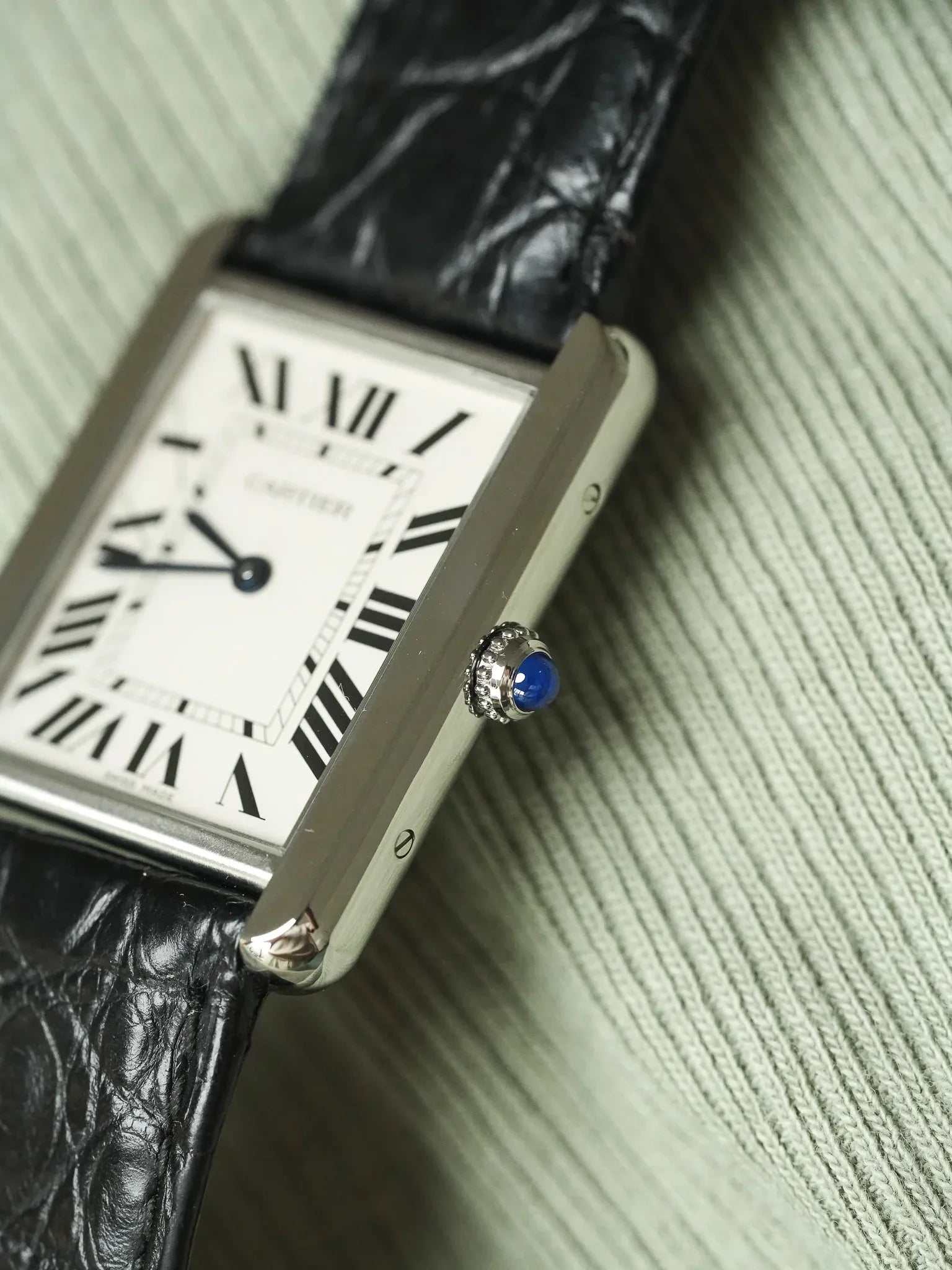 Cartier - 3169 Tank Solo Large Acier Quartz - 2010s - Atelier Victor