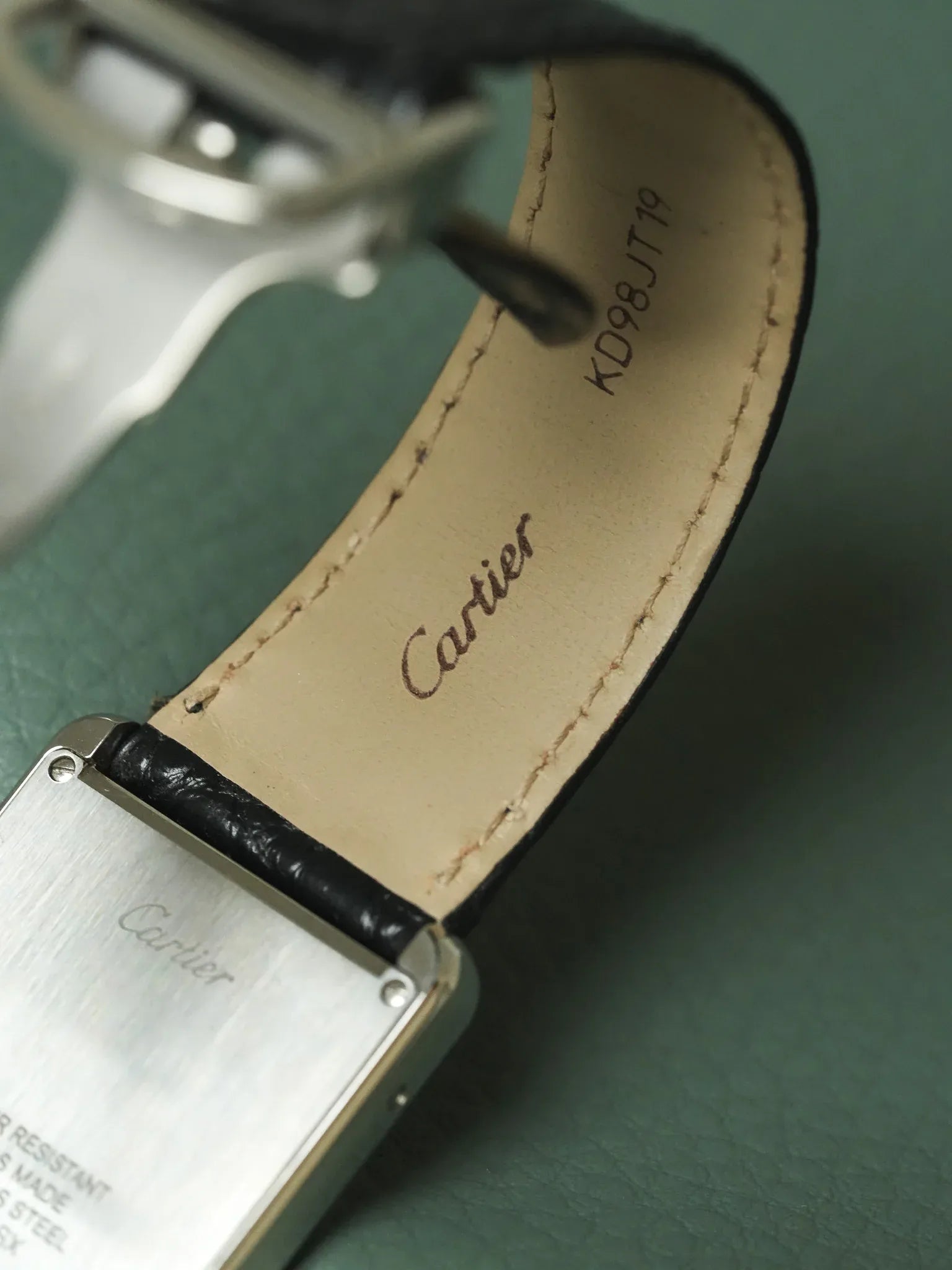 Cartier - 3169 Tank Solo 大型钢石英折叠扣 - 2010年代 