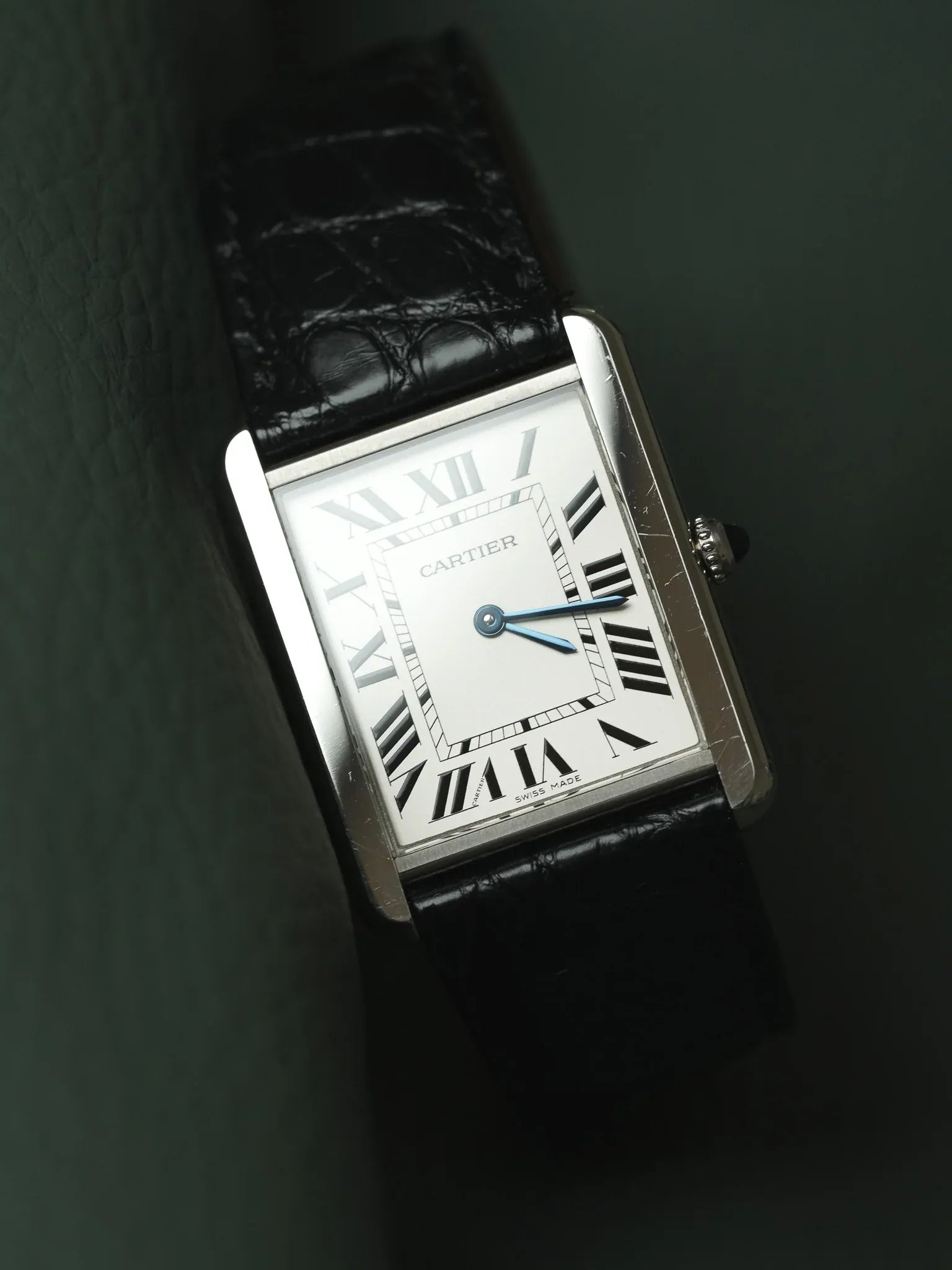 Cartier - 3169 Tank Solo 大型钢石英折叠扣 - 2010年代 