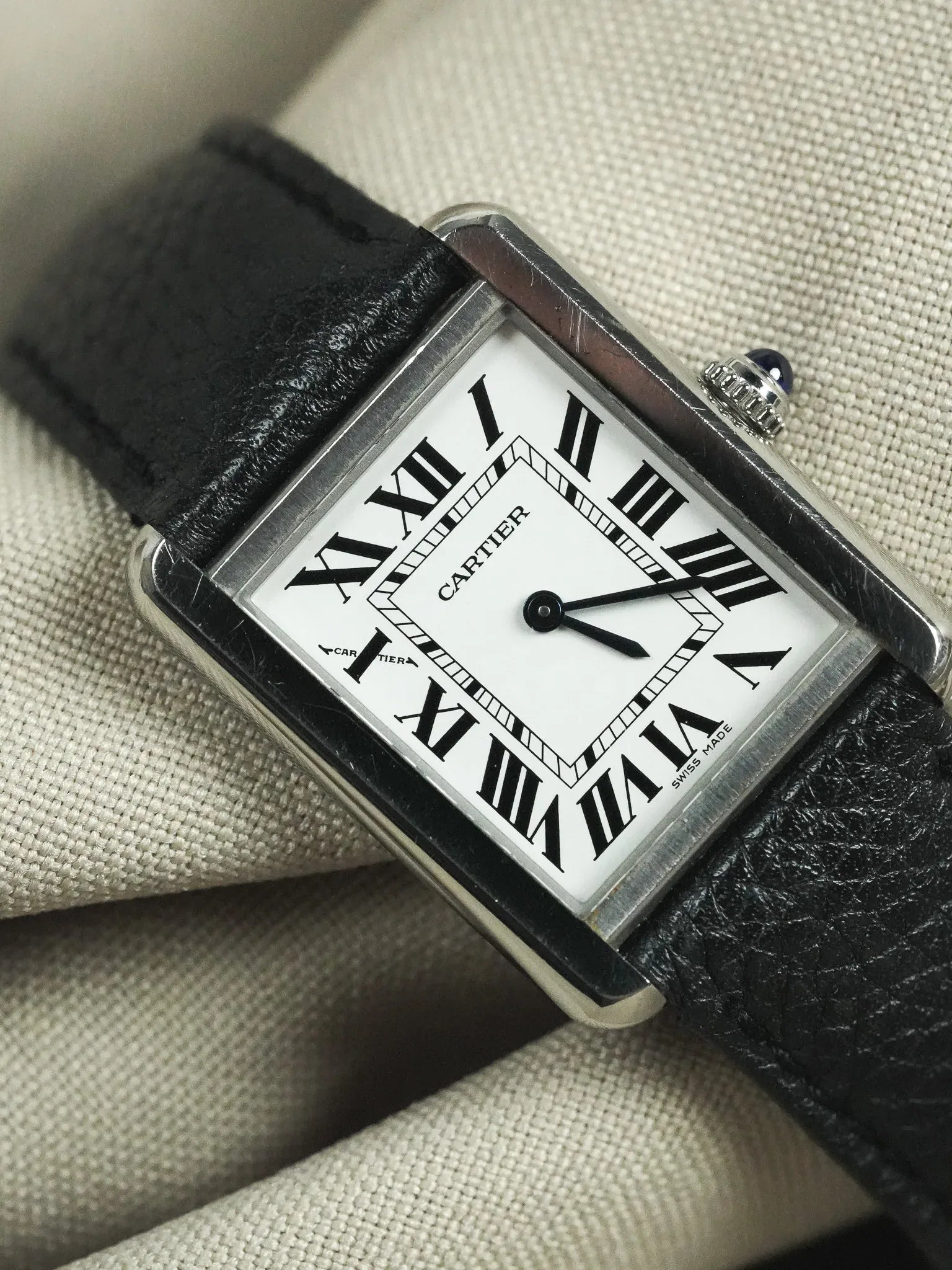 Cartier - 3170 Tank Solo Acier Quartz - 2010s - Atelier Victor