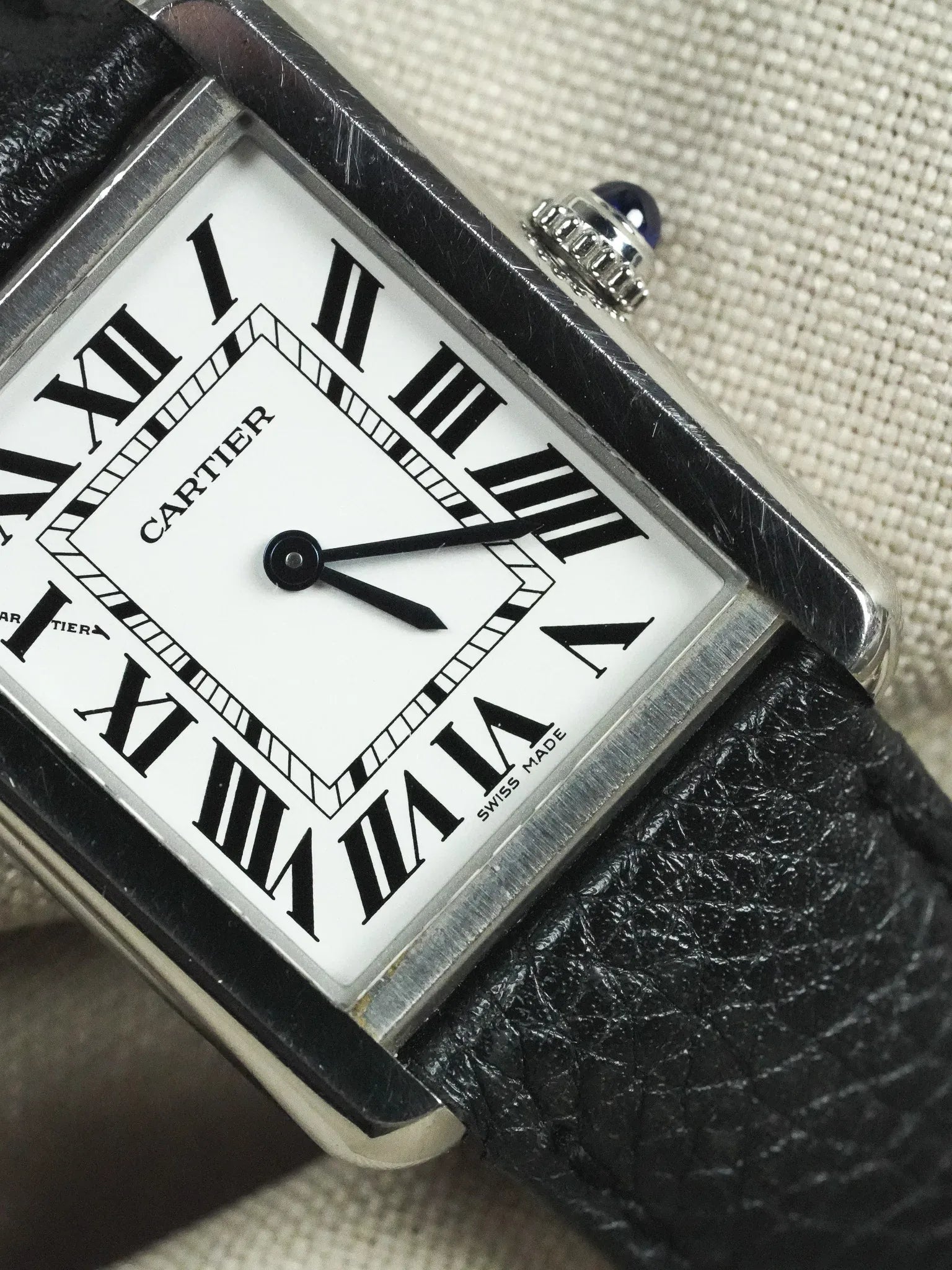 Cartier - 3170 Tank Solo Acier Quartz - 2010s - Atelier Victor