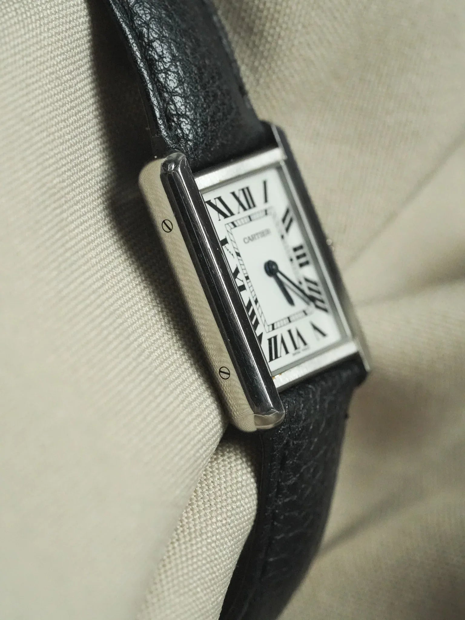Cartier - 3170 Tank Solo Acier Quartz - 2010s - Atelier Victor