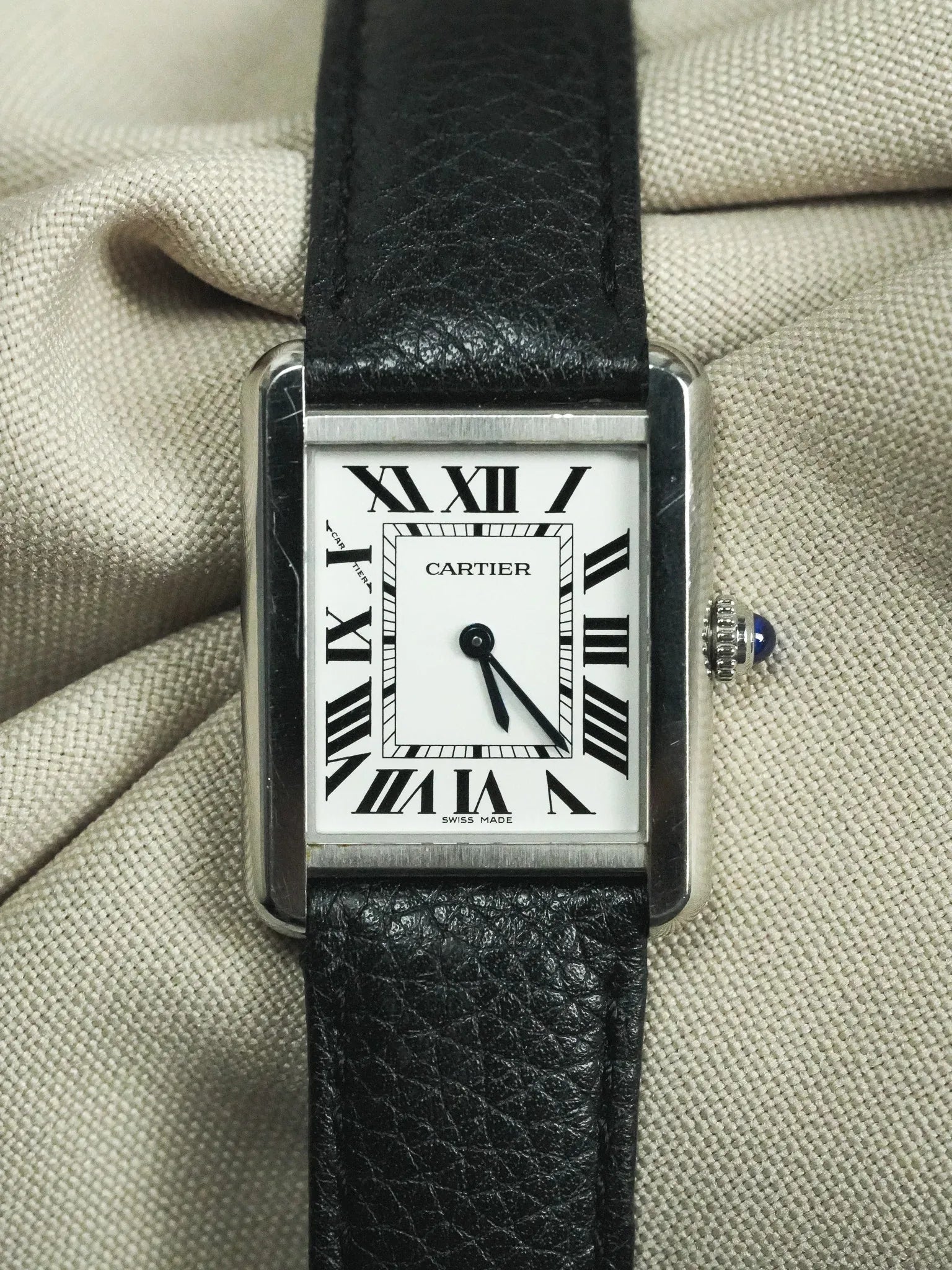 Cartier - 3170 Tank Solo Acier Quartz - 2010s - Atelier Victor
