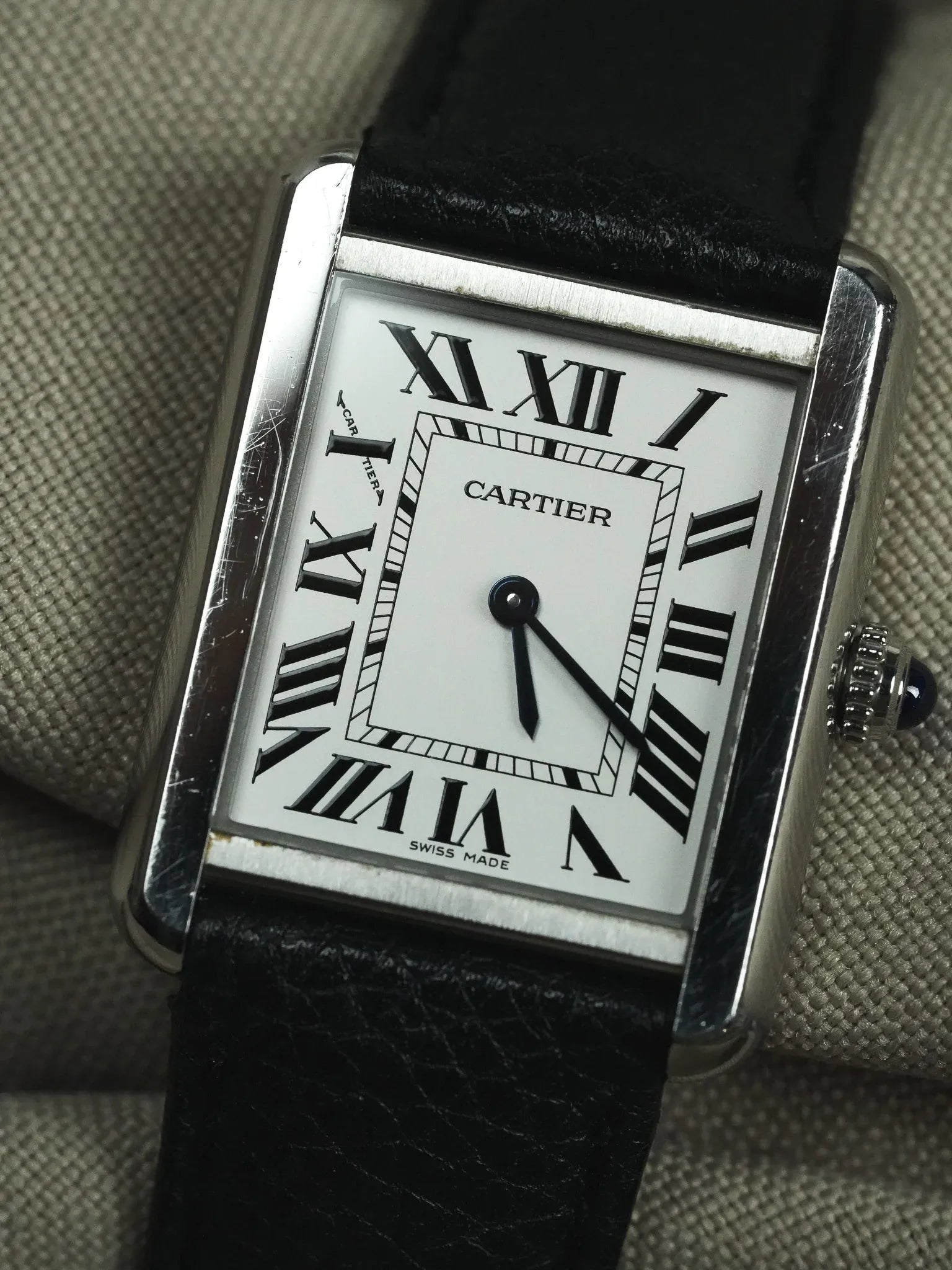 Cartier - 3170 Tank Solo Acier Quartz - 2010s - Atelier Victor