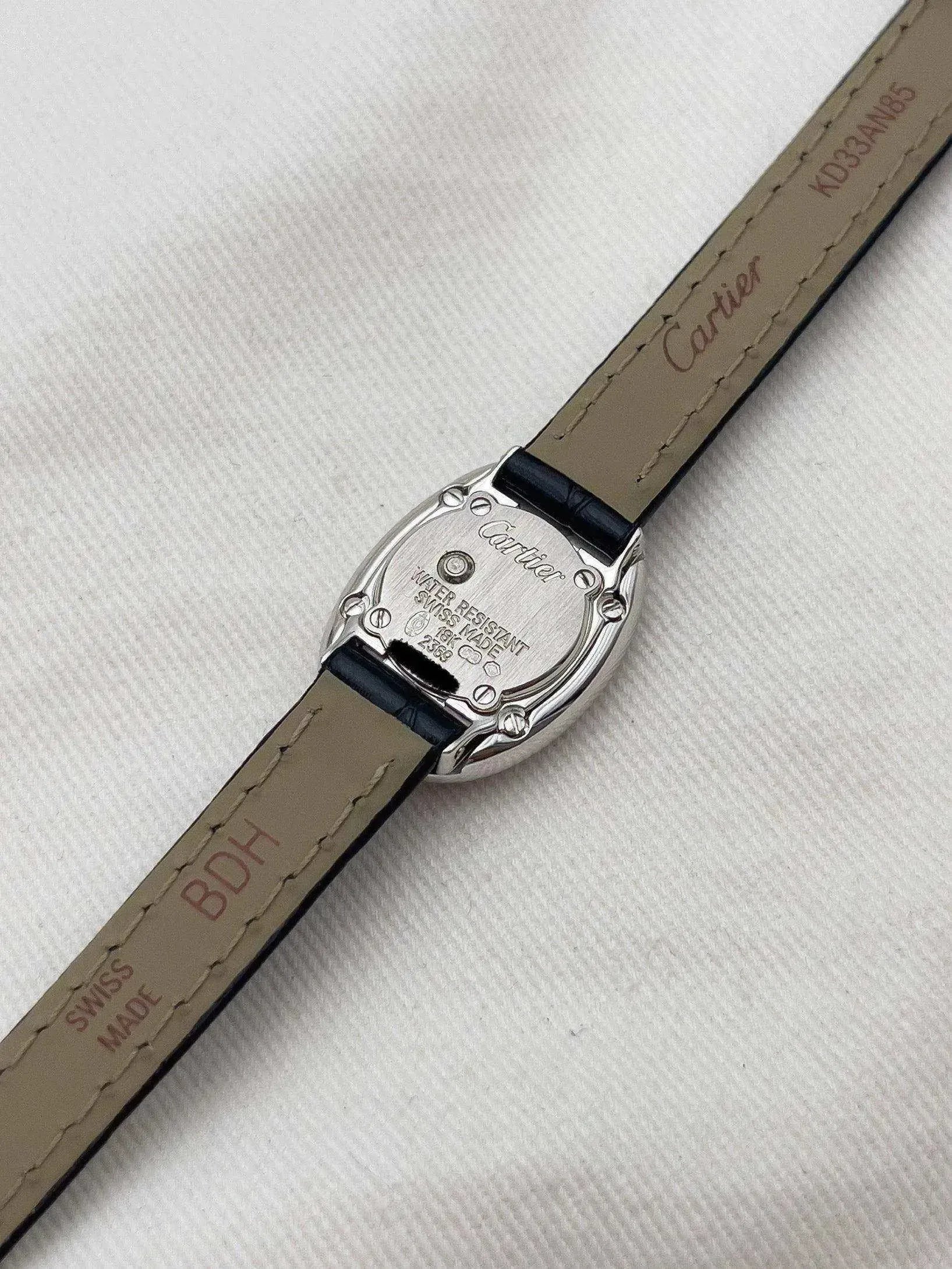 Cartier - Baignoire mini or blanc 18k quartz - 1990s - Atelier Victor