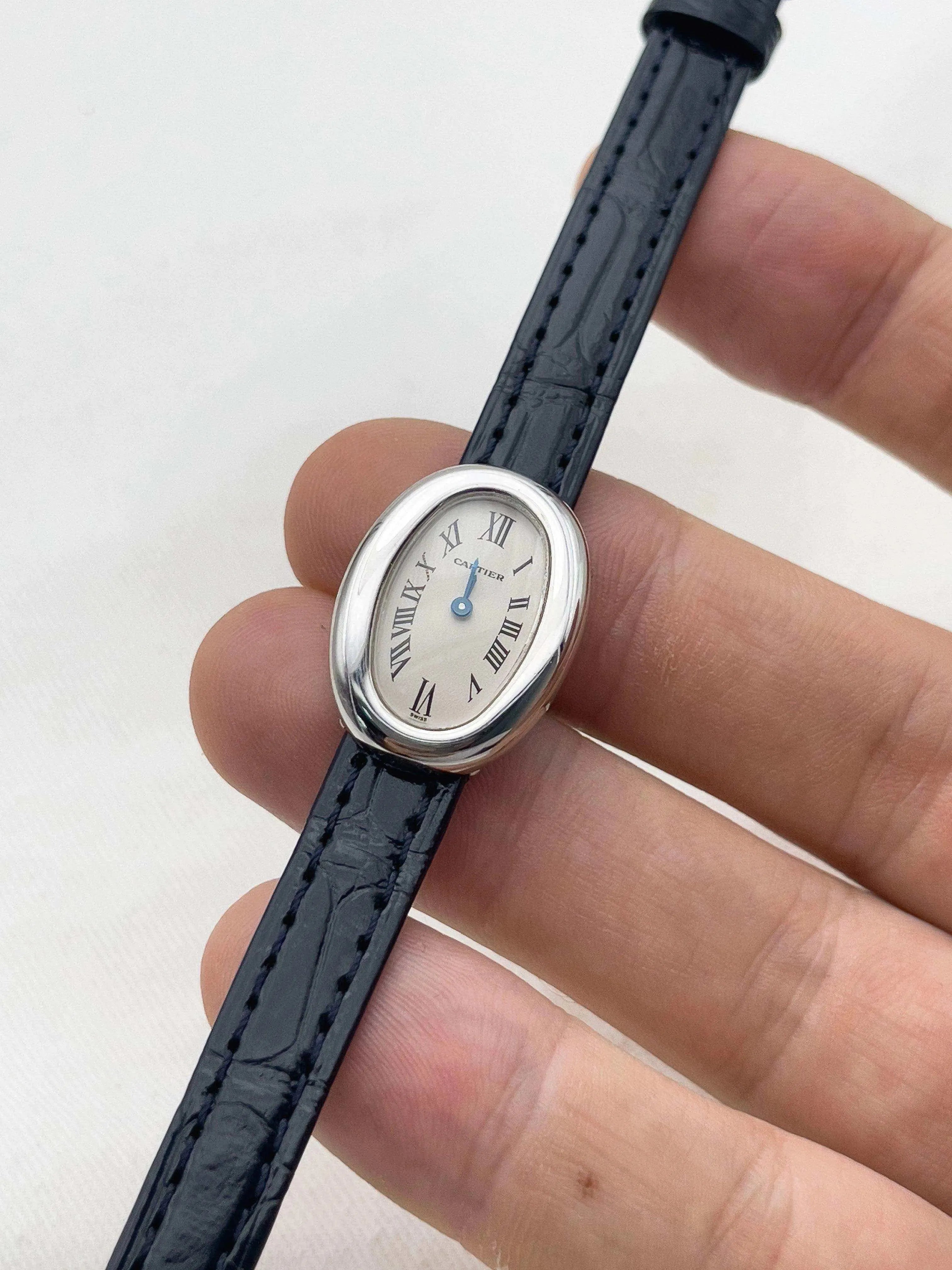 Cartier - Baignoire mini or blanc 18k quartz - 1990s - Atelier Victor - Vintage  Shop