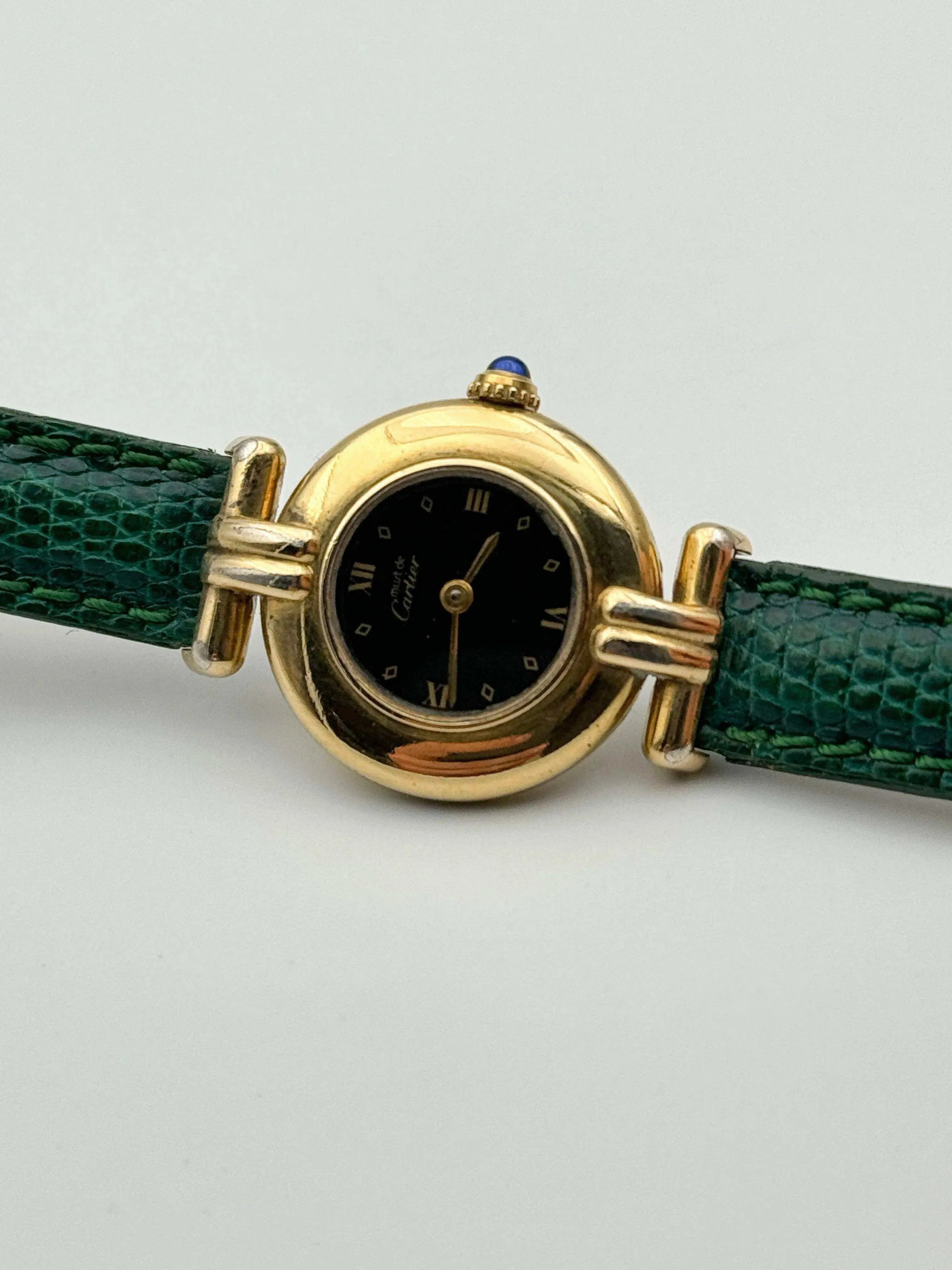 Cartier - Colisée Must Vermeil Noir - 1980s - Atelier Victor - Vintage  Shop