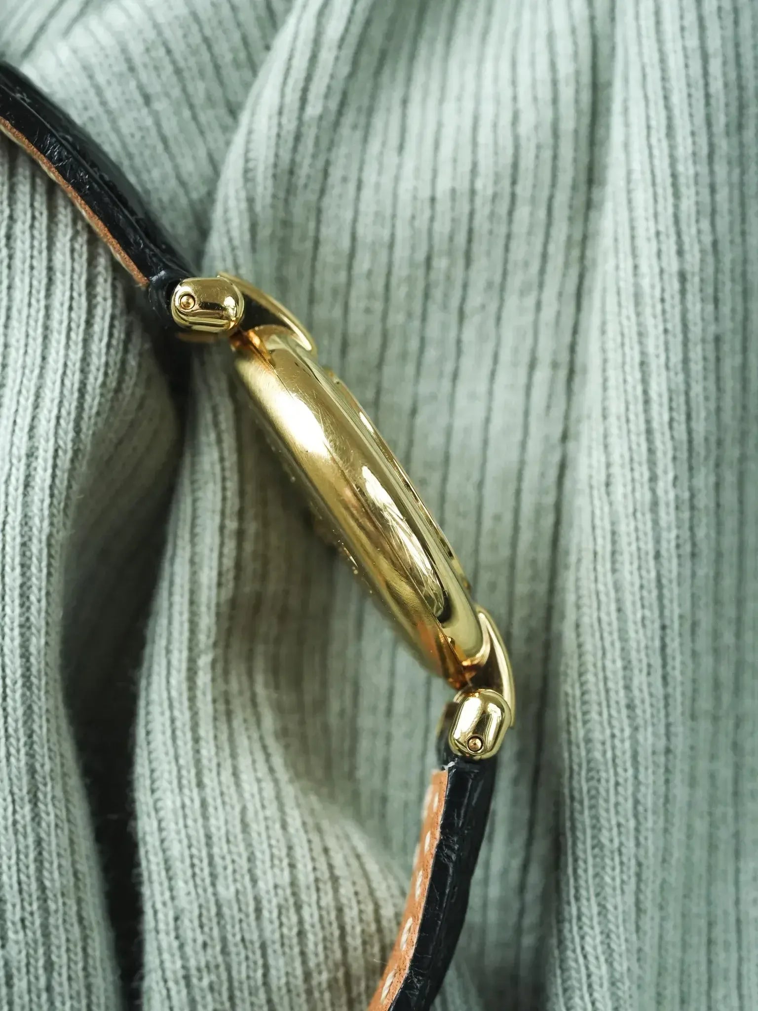 Cartier - 红宝石斗兽场 白色表盘 折叠扣 - 1990s 