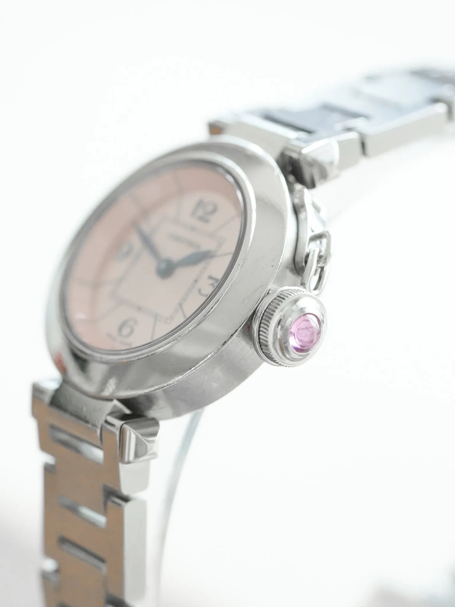 Cartier - Mini Pasha Rose 2973 27mm Acier - 2000s - Atelier Victor Paris - Vintage Watch Shop Dubai