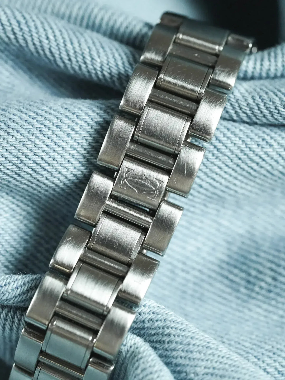 وصلات محدبة للسوار الفولاذي الأصلي - ساعة Cartier Must 21 1340 فينتاج - Atelier Victor
