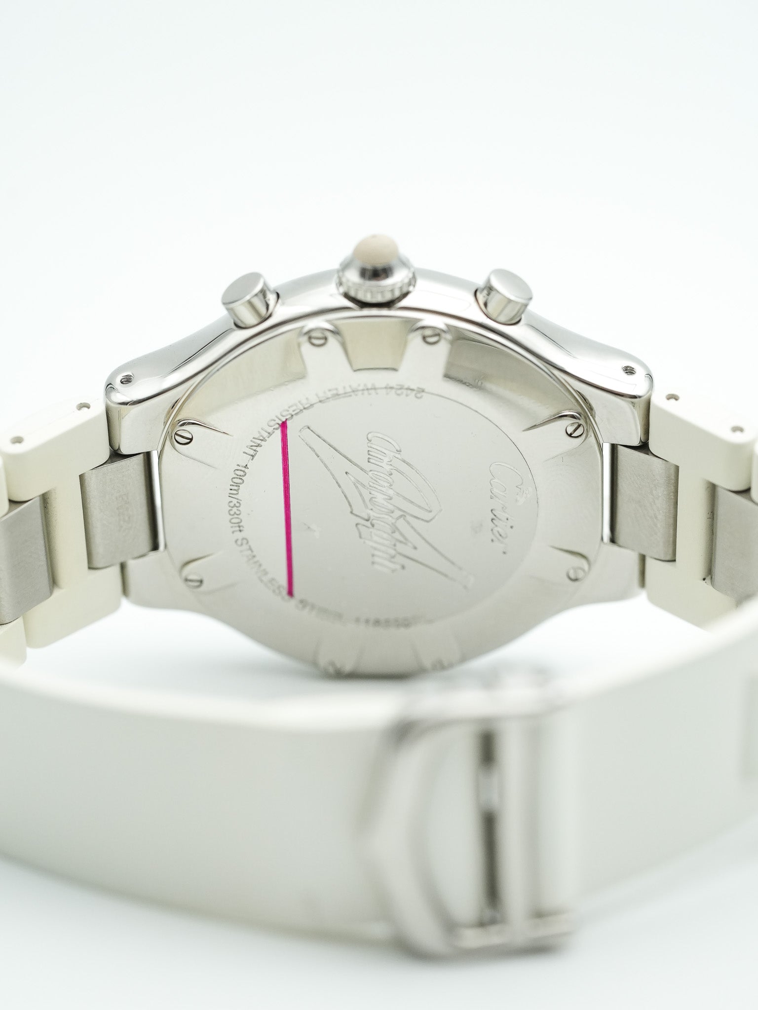 Cartier - Must Chronographe Blanc - 1990s - Atelier Victor Paris - Vintage Watch Shop Dubai