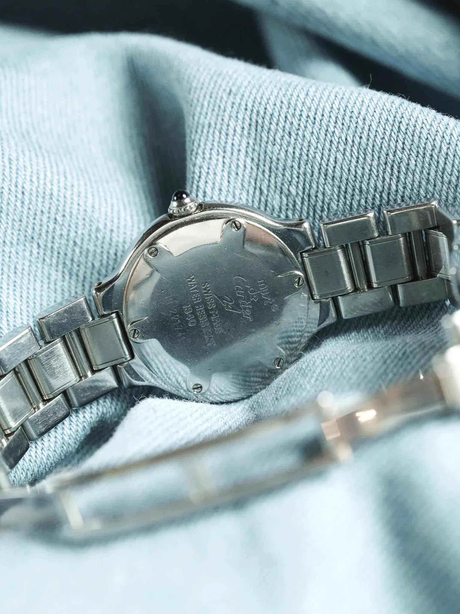 Cartier - Must de Cartier 21 1340 petit modèle Acier Femme - 1990s - Atelier Victor - Vintage  Shop