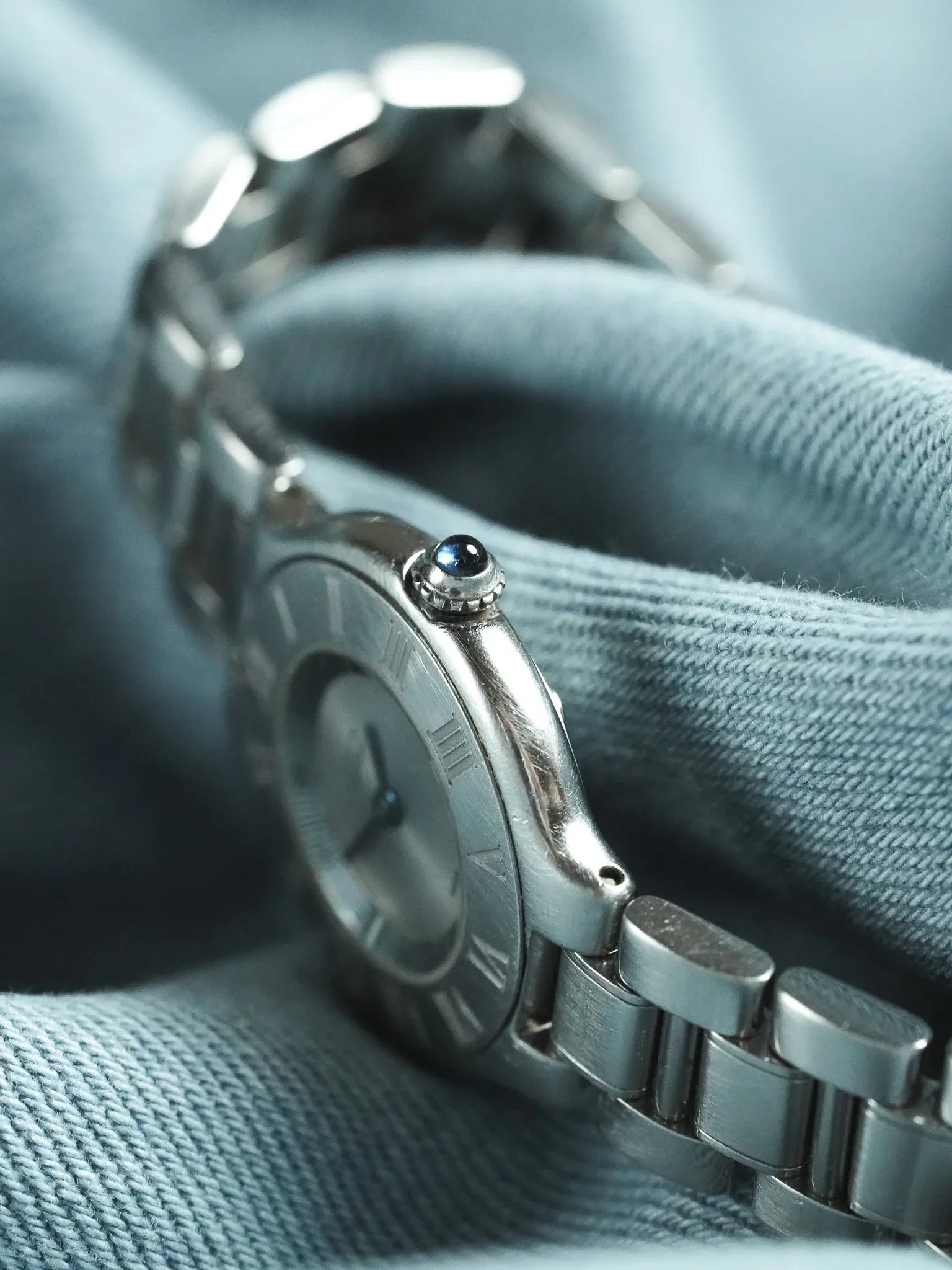 Cartier - Must de Cartier 21 1340 petit modèle Acier Femme - 1990s - Atelier Victor - Vintage  Shop