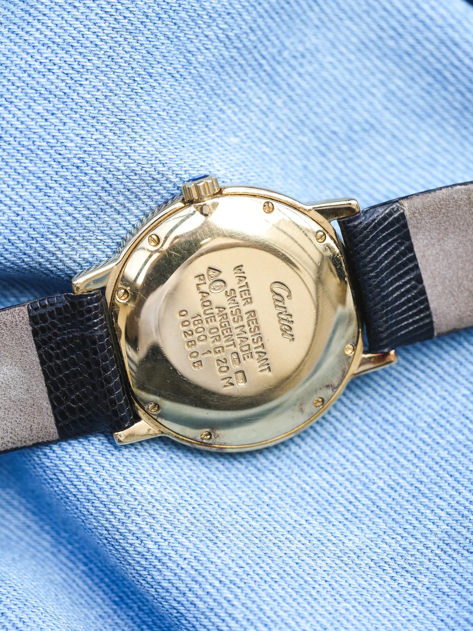 Cartier - Must de Cartier Ronde Vermeil Large - Boîte & Papier - 1994 - Atelier Victor