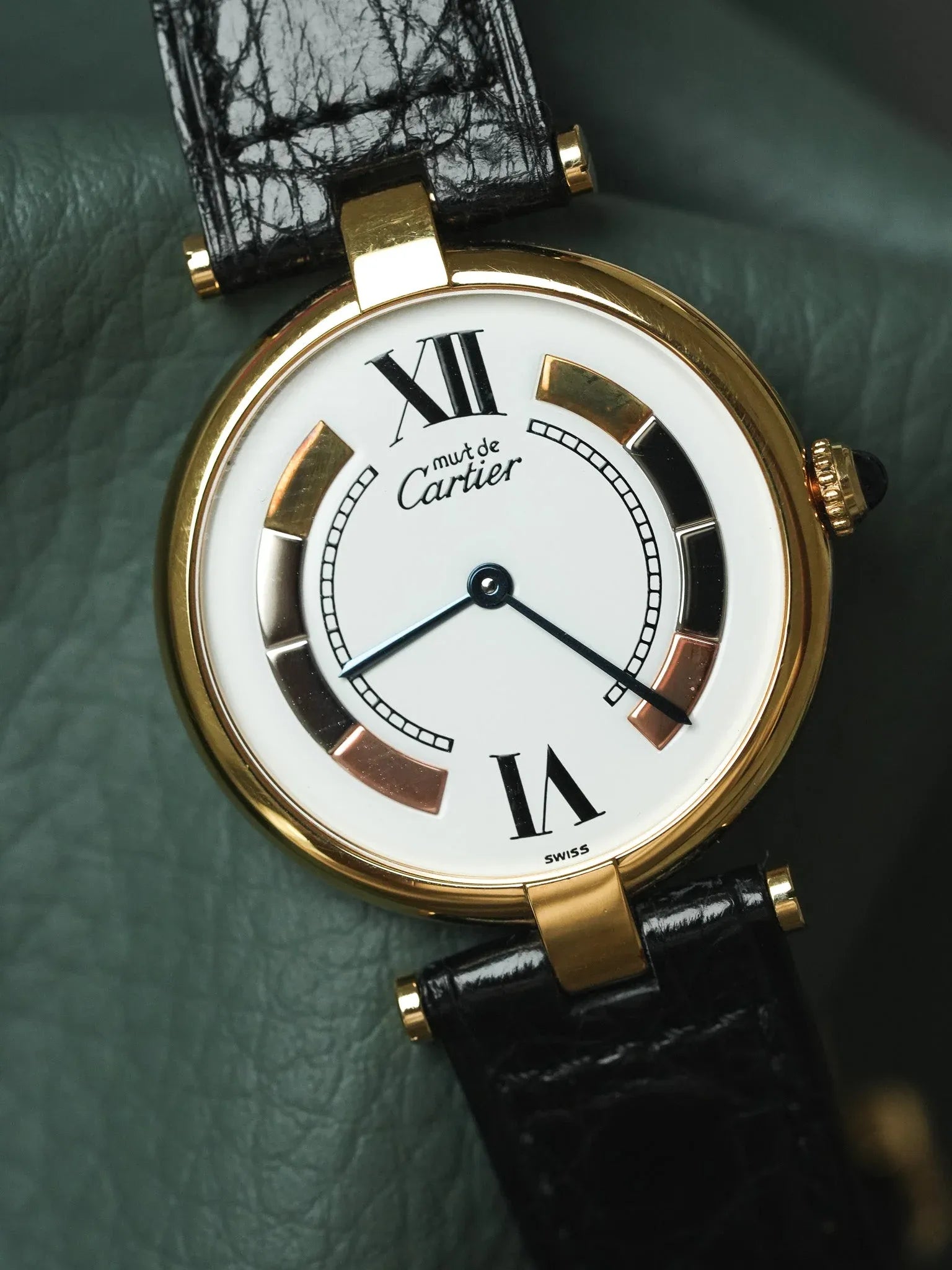 Cartier - Must de Cartier Vendome 1861 Large Cadran Trinity Cartier 30mm - 1990s - Atelier Victor