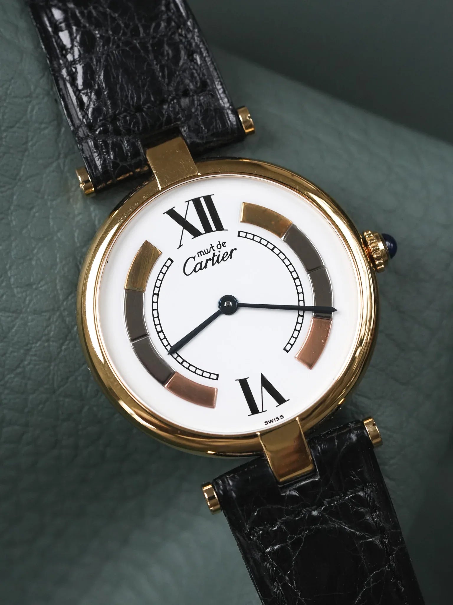 Cartier - Must de Cartier Vendome 1861 Large Cadran Trinity Cartier 30mm - 1990s - Atelier Victor