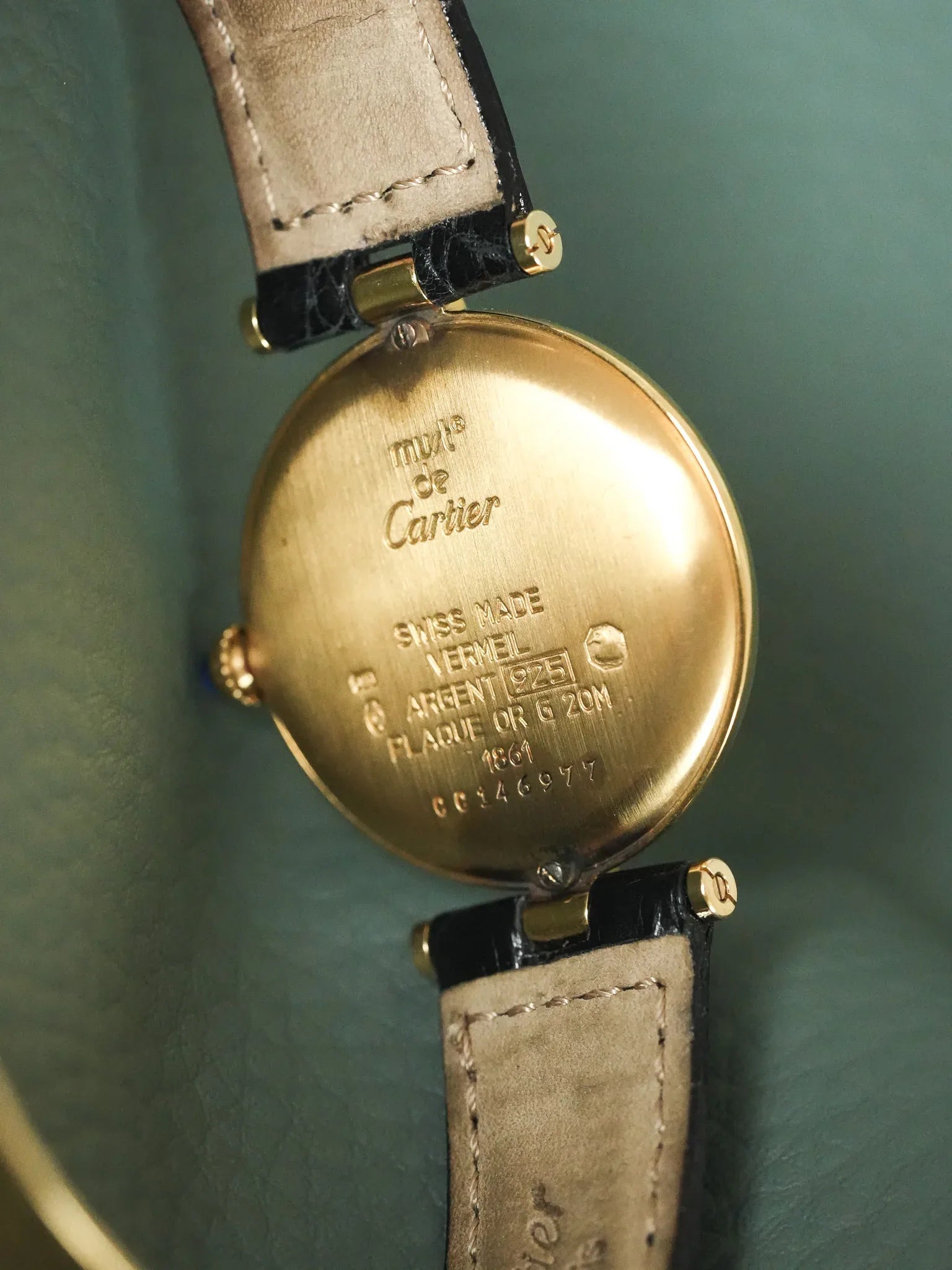 Cartier - Must de Cartier Vendome 1861 Large Cadran Trinity Cartier 30mm - 1990s - Atelier Victor