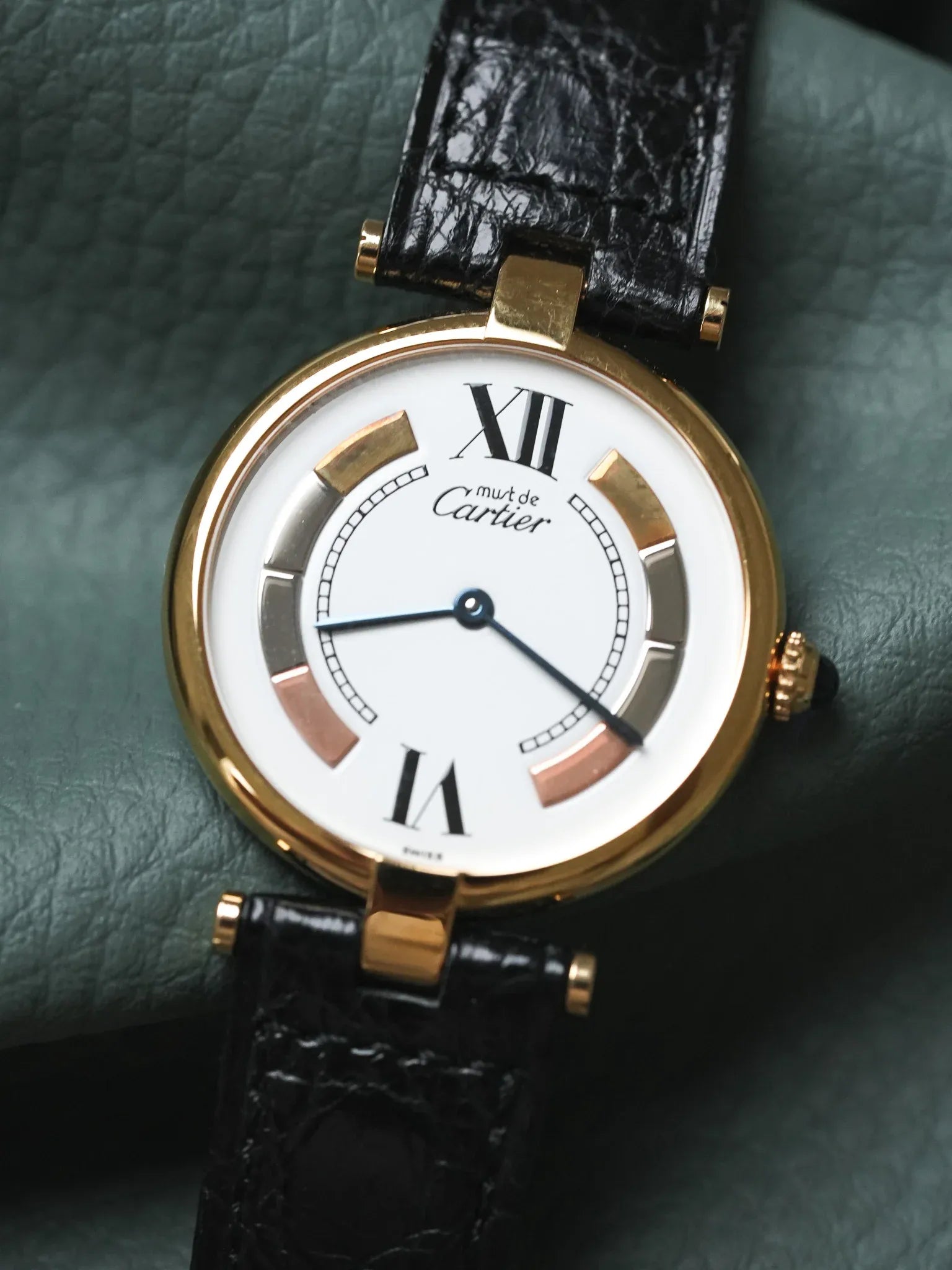 Cartier - Must de Cartier Vendome 1861 Large Cadran Trinity Cartier 30mm - 1990s - Atelier Victor
