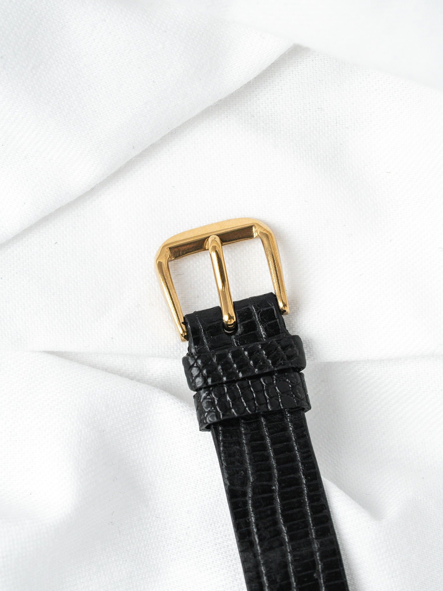 Cartier Must Tank 镀金SM — Trinity表盘（1980s） 