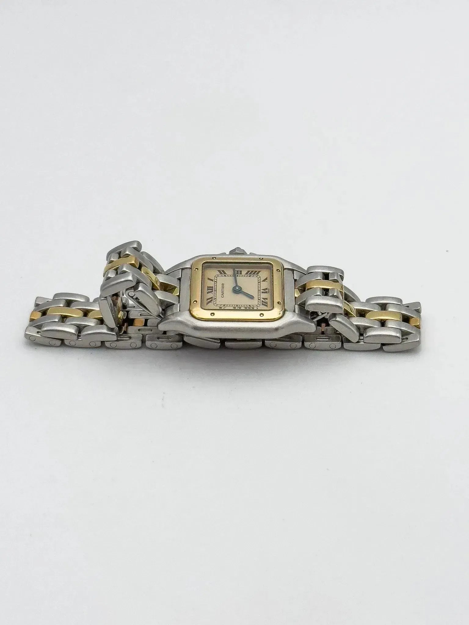 Cartier - Panthere Acier Or 1 rangée 24mm - boite - 1990s - Atelier Victor