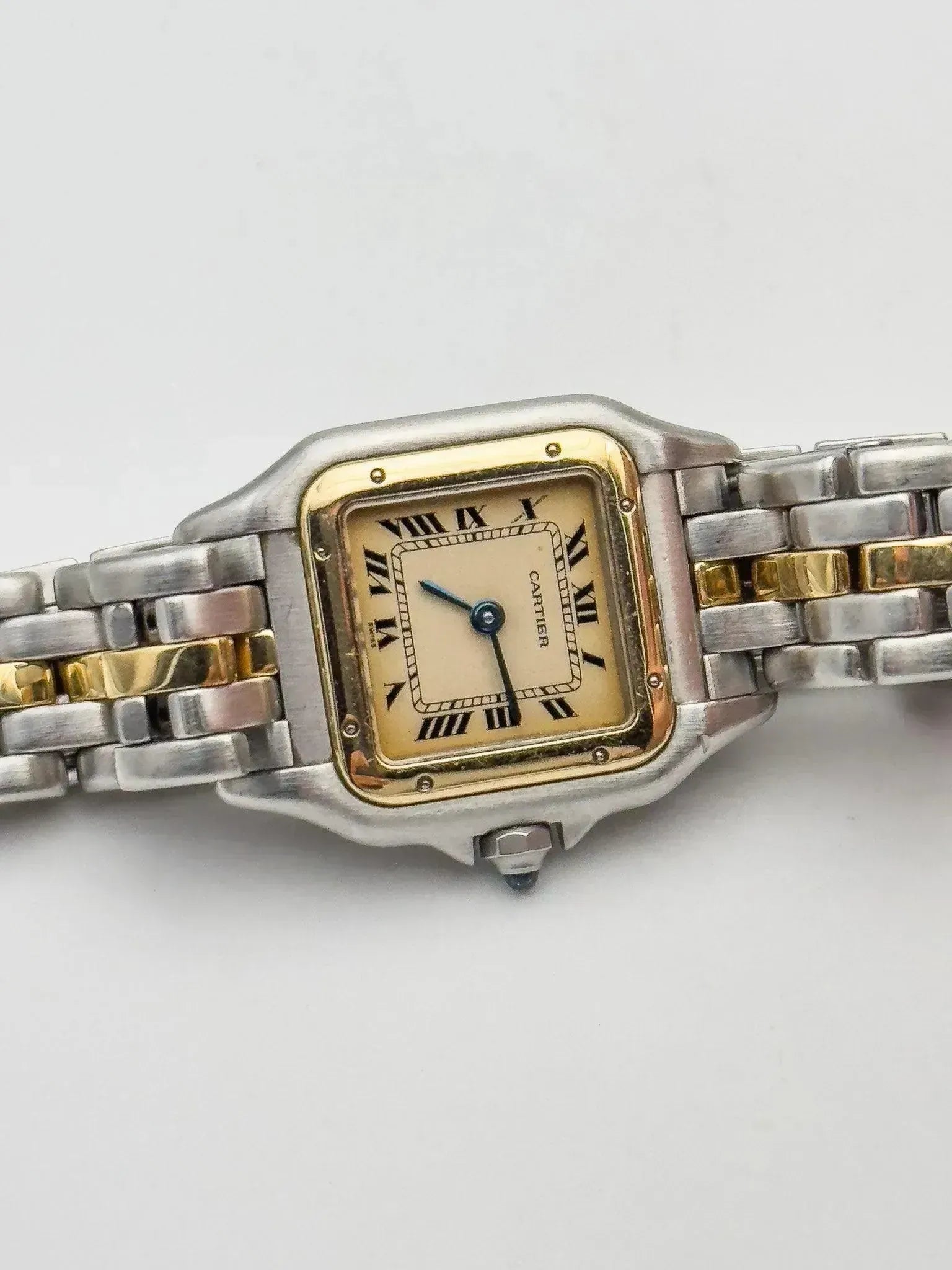 Cartier - Panthere Acier Or 1 rangée 24mm - boite - 1990s - Atelier Victor