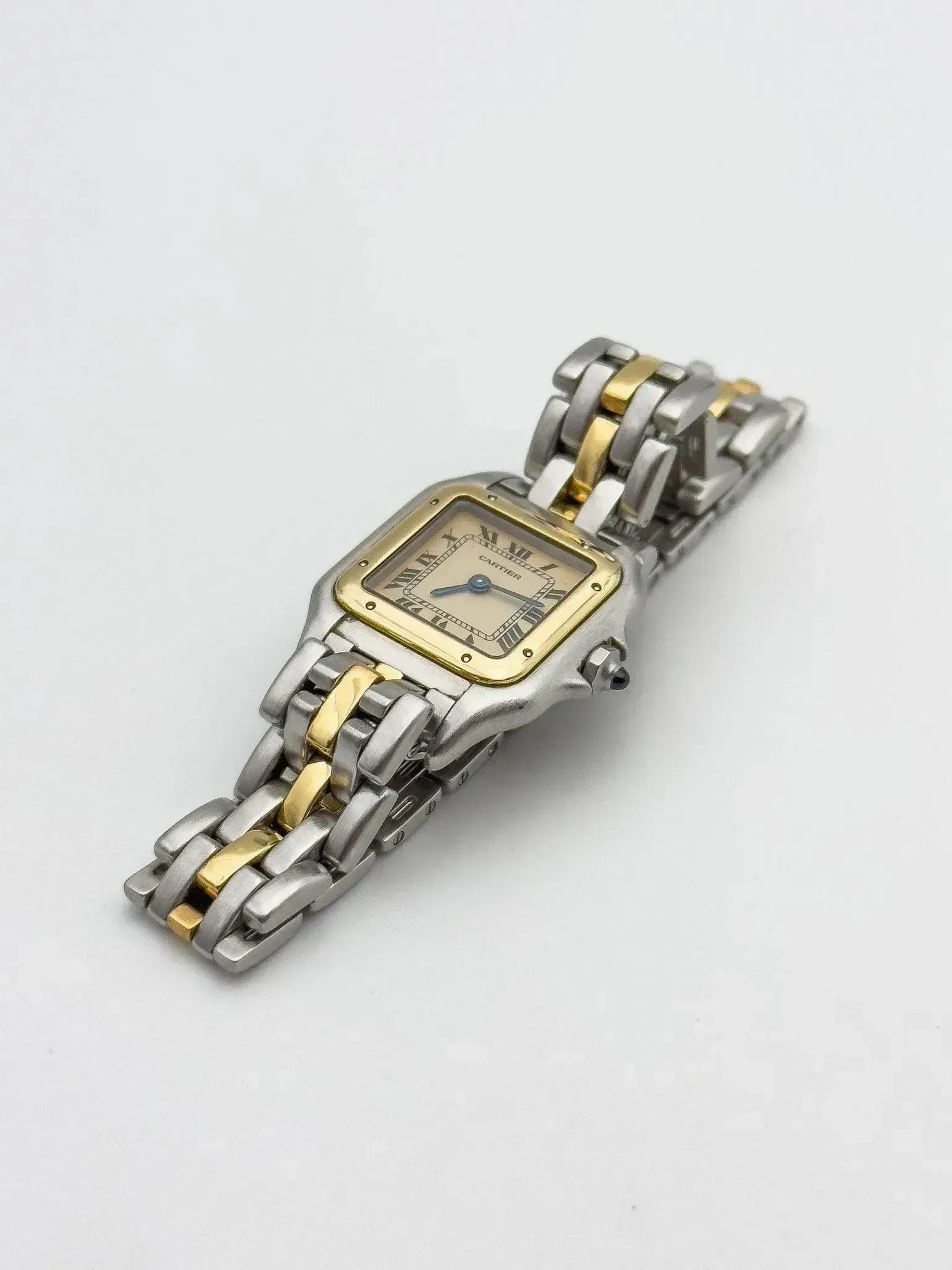 Cartier - Panthere Acier Or 1 rangée 24mm - boite - 1990s - Atelier Victor