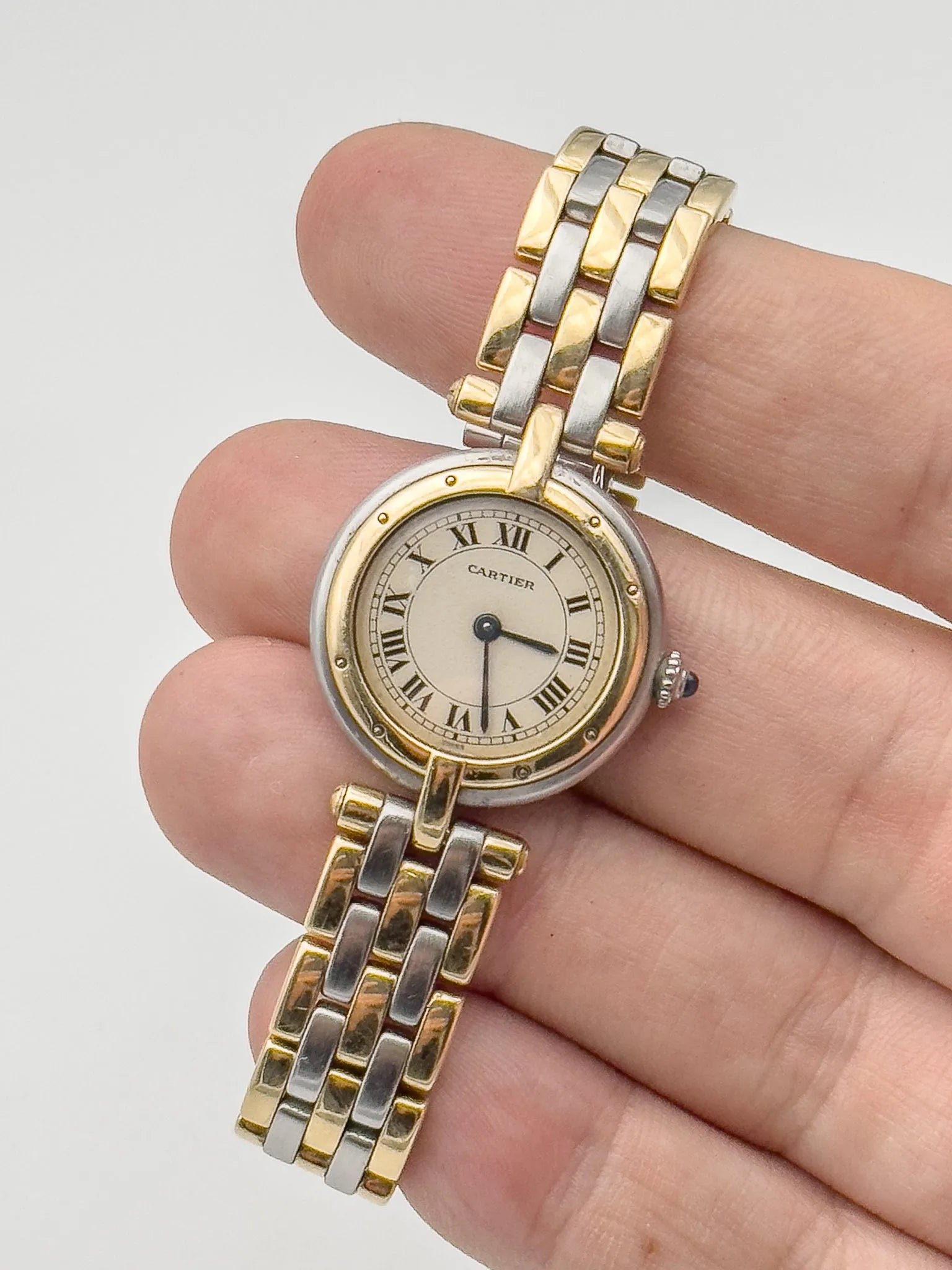 Cartier - Panthere vendome 3 rangées 24mm - boite - 1990s - Atelier Victor Paris - Vintage Watch Shop Dubai