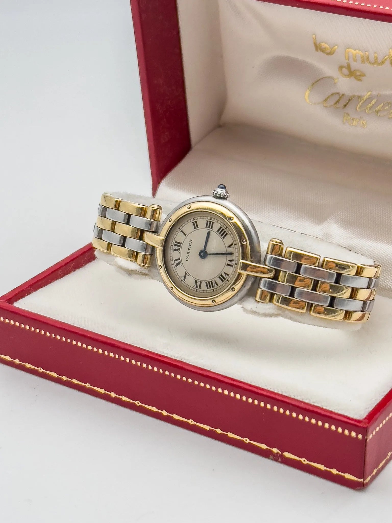 Cartier - Panthere vendome 3 rangées 24mm - boite - 1990s - Atelier Victor Paris - Vintage Watch Shop Dubai