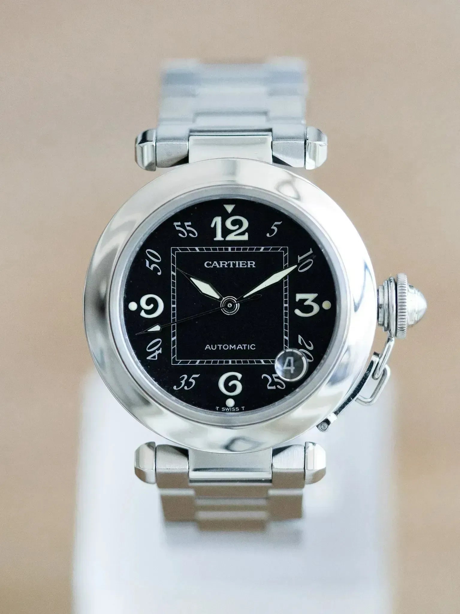 Cartier - Pasha Date Noir - 2000s - Atelier Victor