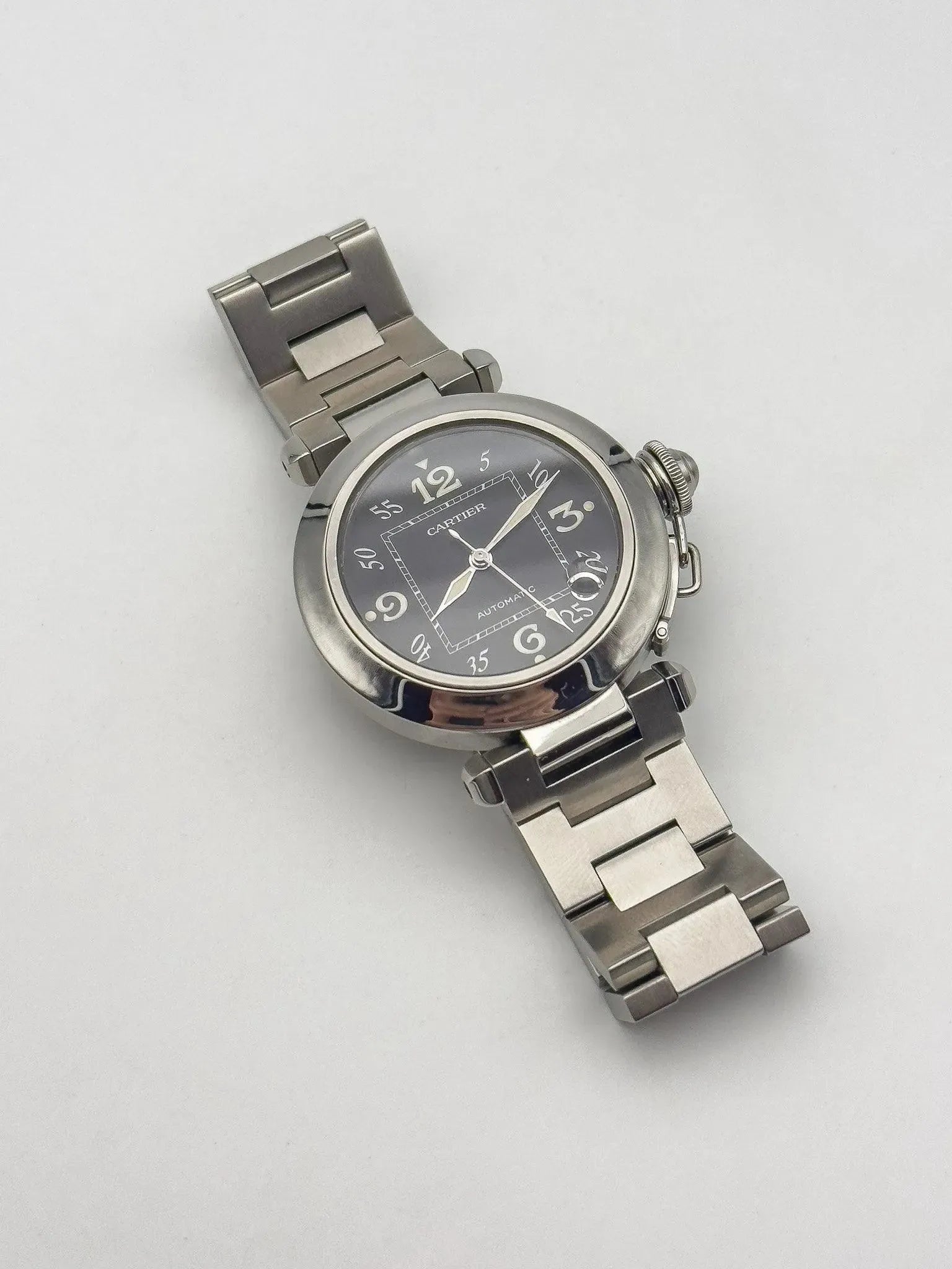 Cartier - Pasha Date Noir - 2000s - Atelier Victor