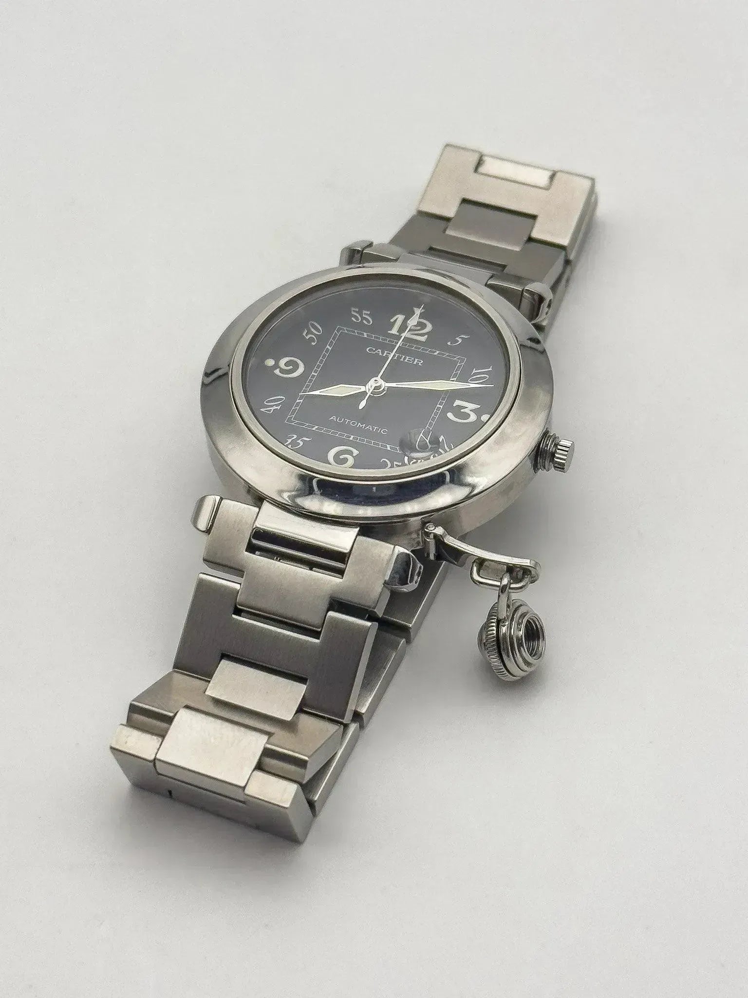 Cartier - Pasha Date Noir - 2000s - Atelier Victor