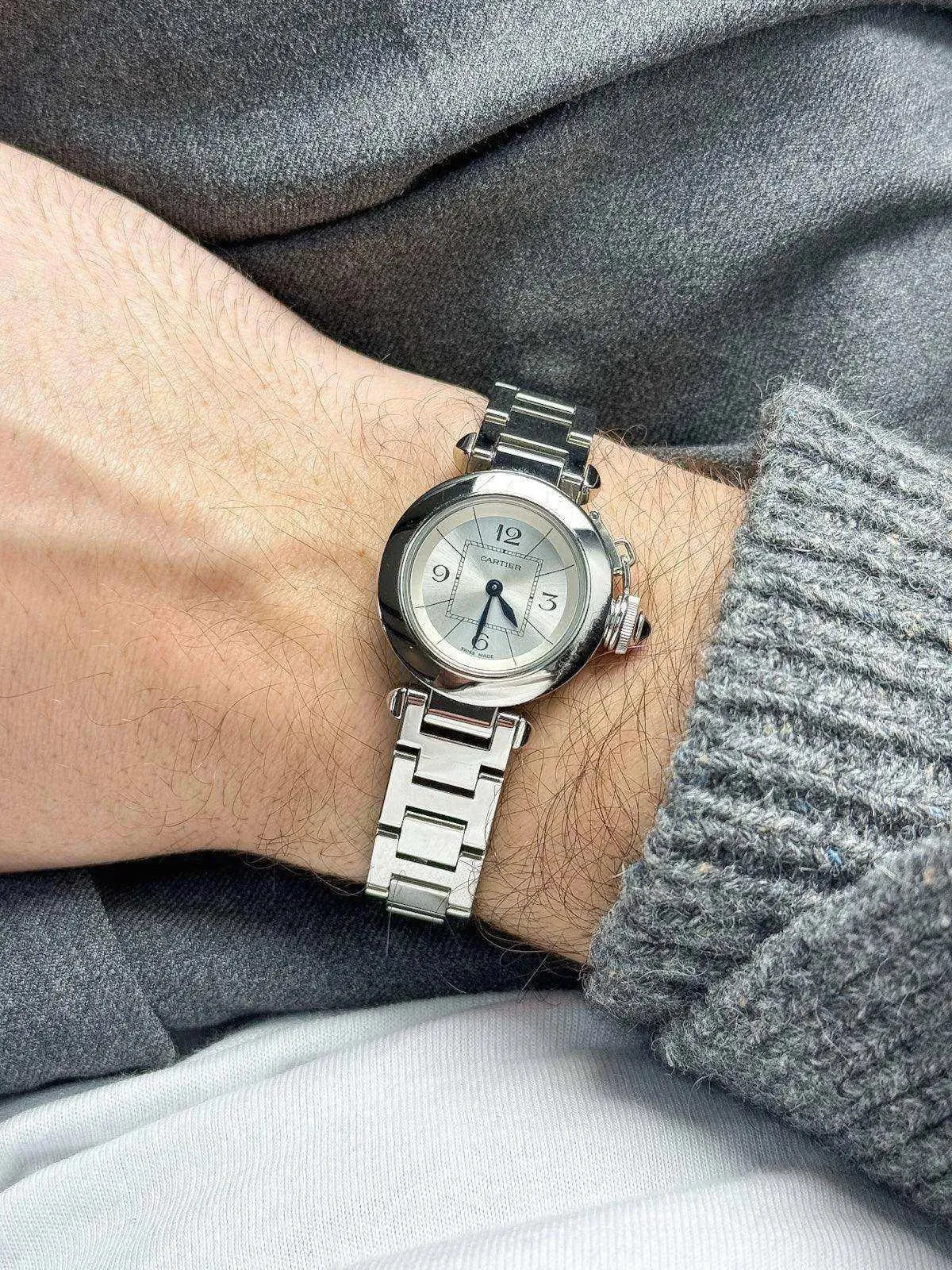 Cartier - Pasha Mini Quartz Acier - 2000S - Atelier Victor Paris - Vintage Watch Shop Dubai