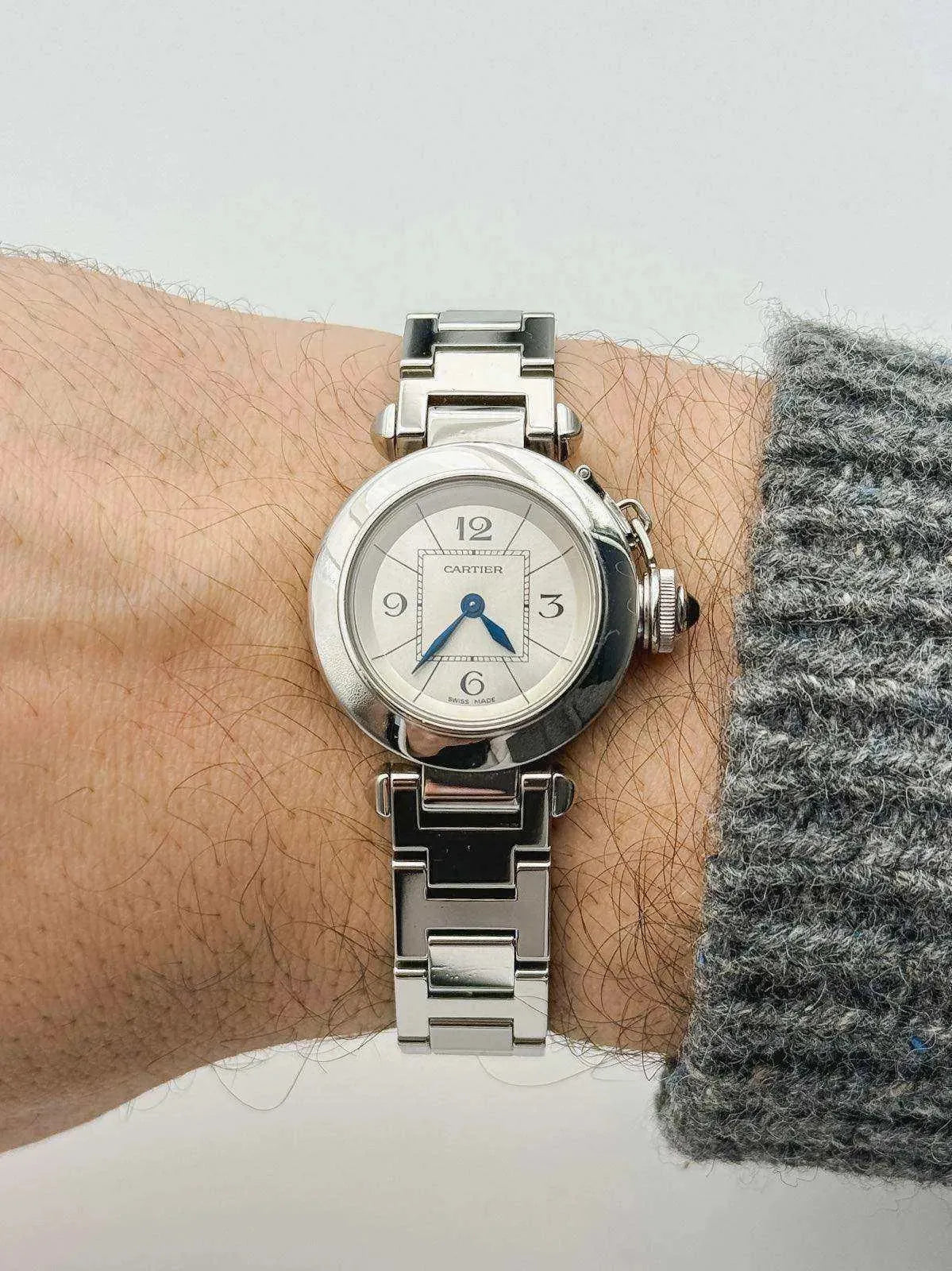 Cartier - Pasha Mini Quartz Acier - 2000S - Atelier Victor Paris - Vintage Watch Shop Dubai