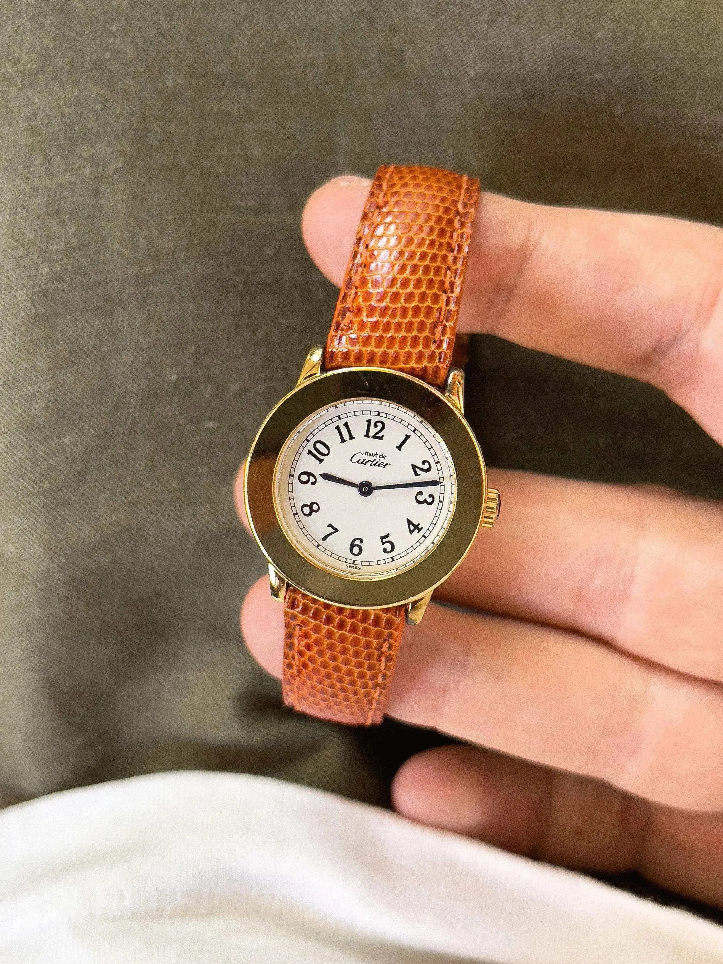 Cartier - Ronde Must Vermeil - full set - 1990s - Atelier Victor Paris - Vintage Watch Shop Dubai