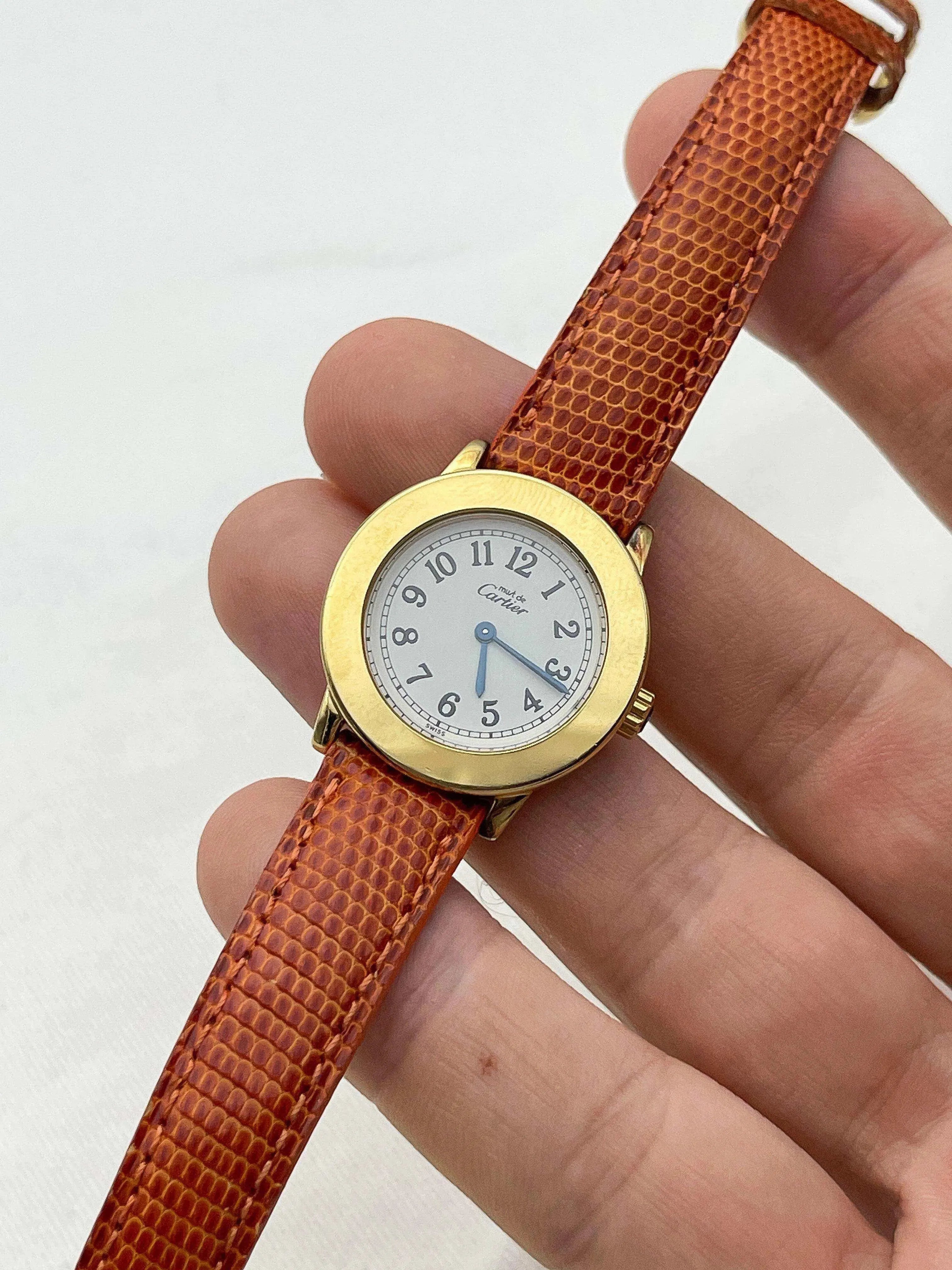 Cartier - Ronde Must Vermeil - full set - 1990s - Atelier Victor Paris - Vintage Watch Shop Dubai
