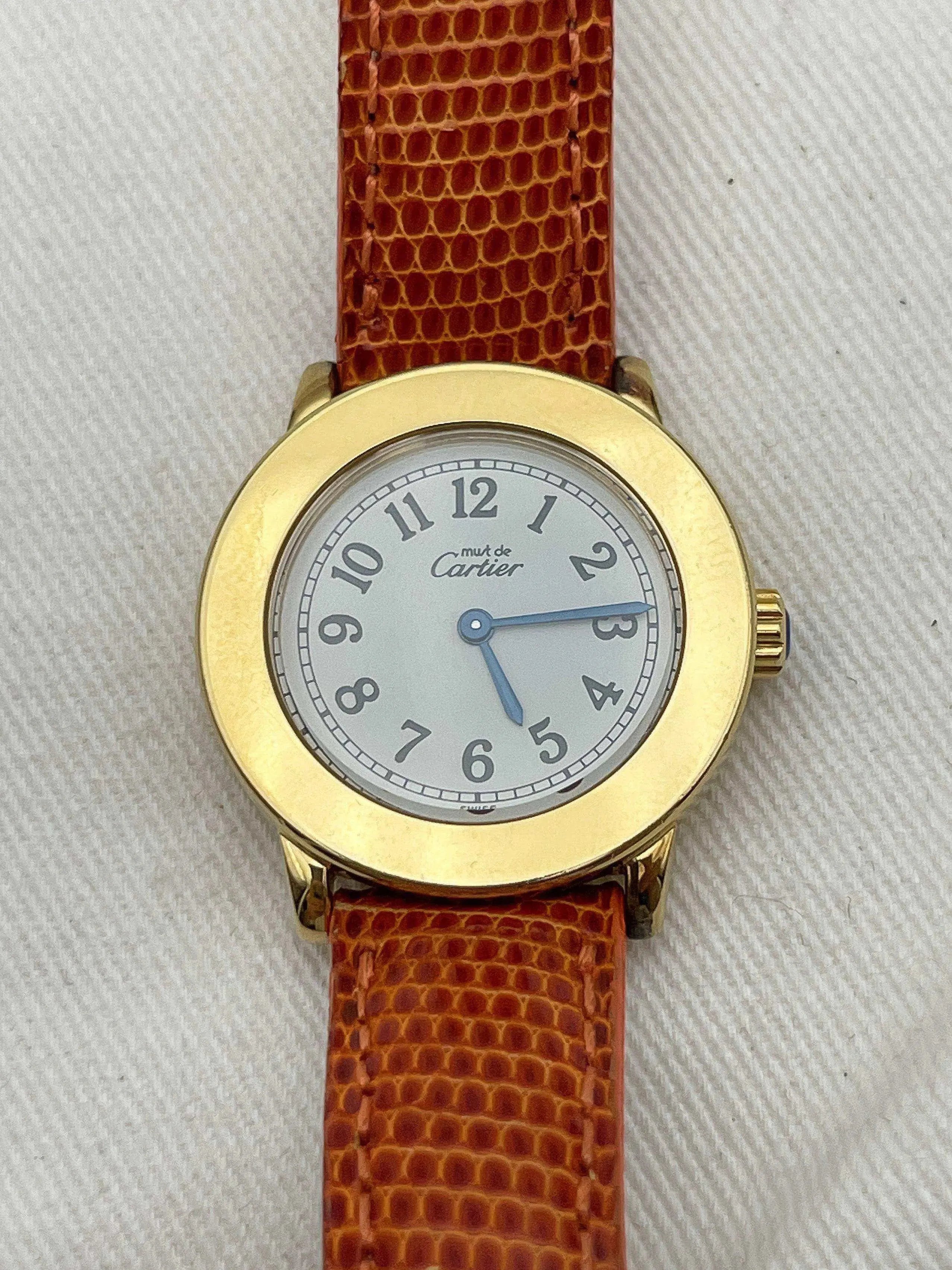 Cartier - Ronde Must Vermeil - full set - 1990s - Atelier Victor Paris - Vintage Watch Shop Dubai