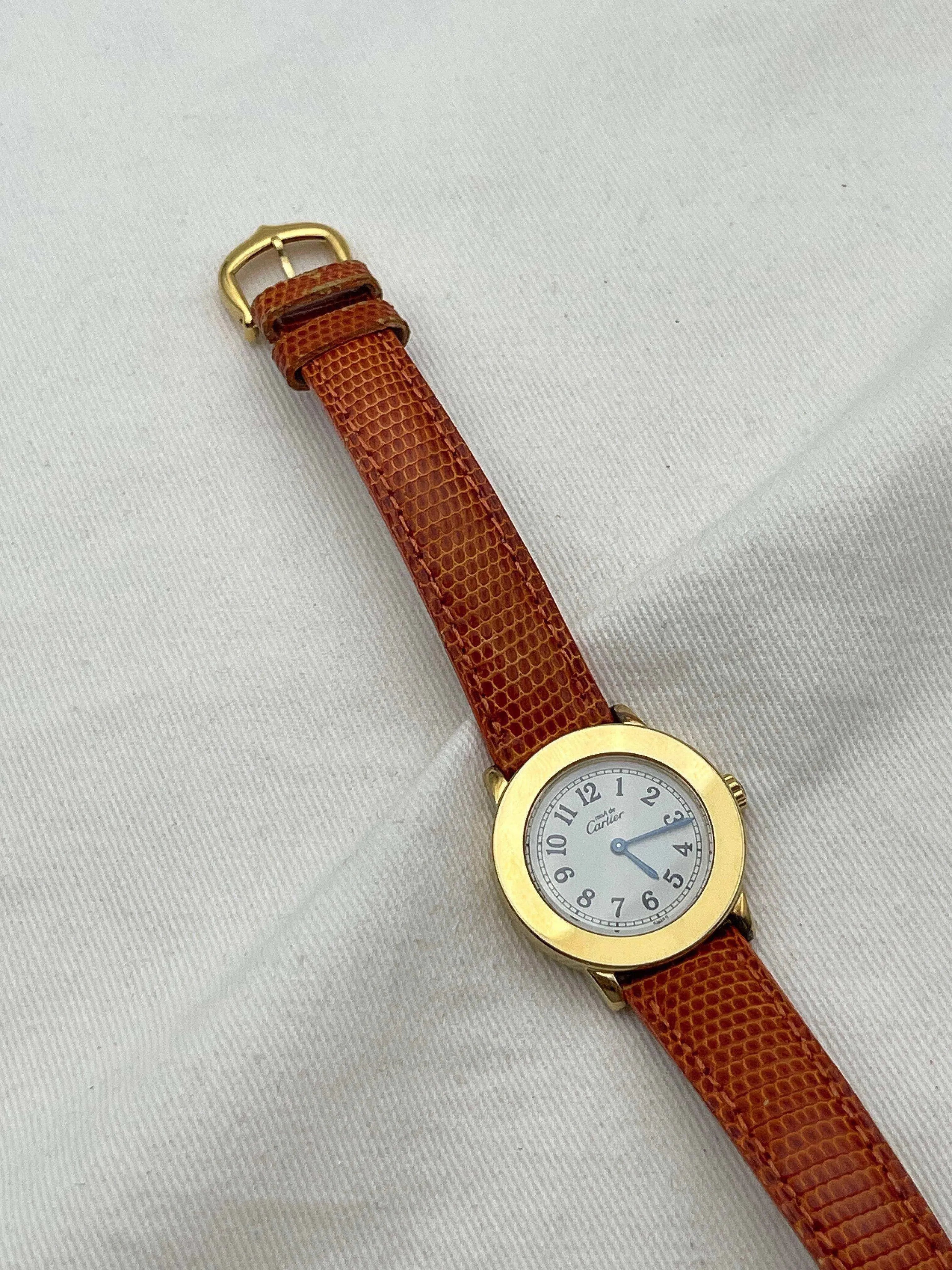 Cartier - Ronde Must Vermeil - full set - 1990s - Atelier Victor Paris - Vintage Watch Shop Dubai