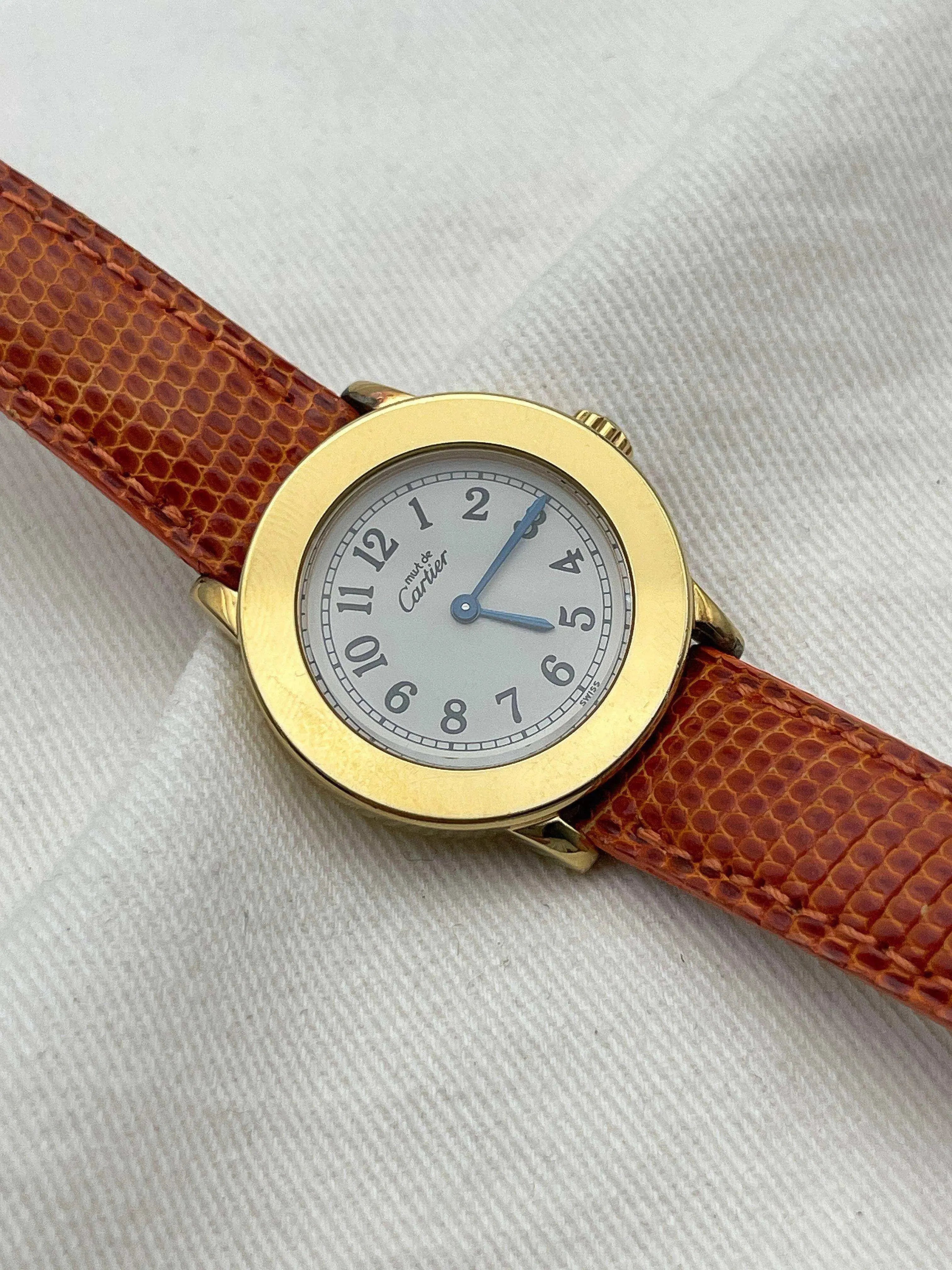 Cartier - Ronde Must Vermeil - full set - 1990s - Atelier Victor Paris - Vintage Watch Shop Dubai