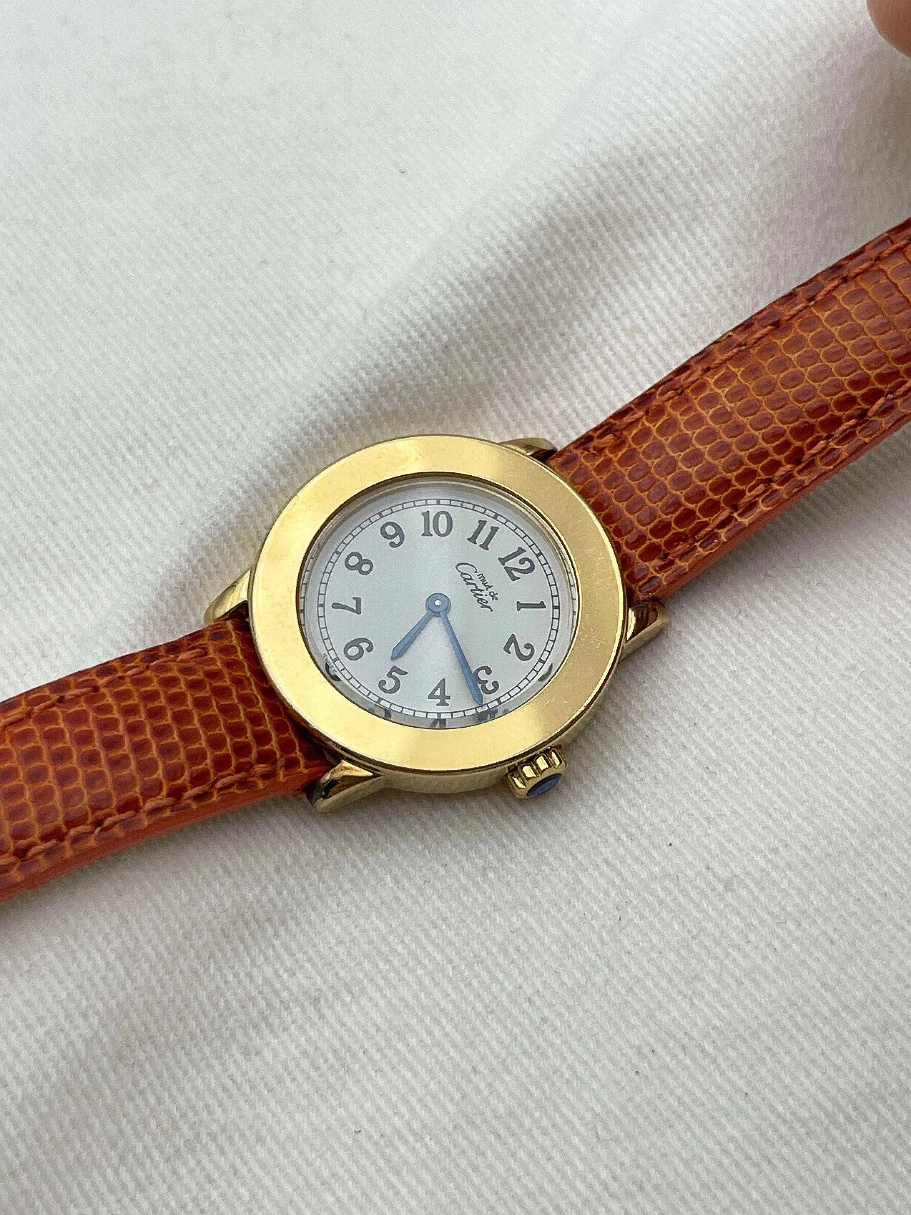 Cartier - Ronde Must Vermeil - full set - 1990s - Atelier Victor Paris - Vintage Watch Shop Dubai