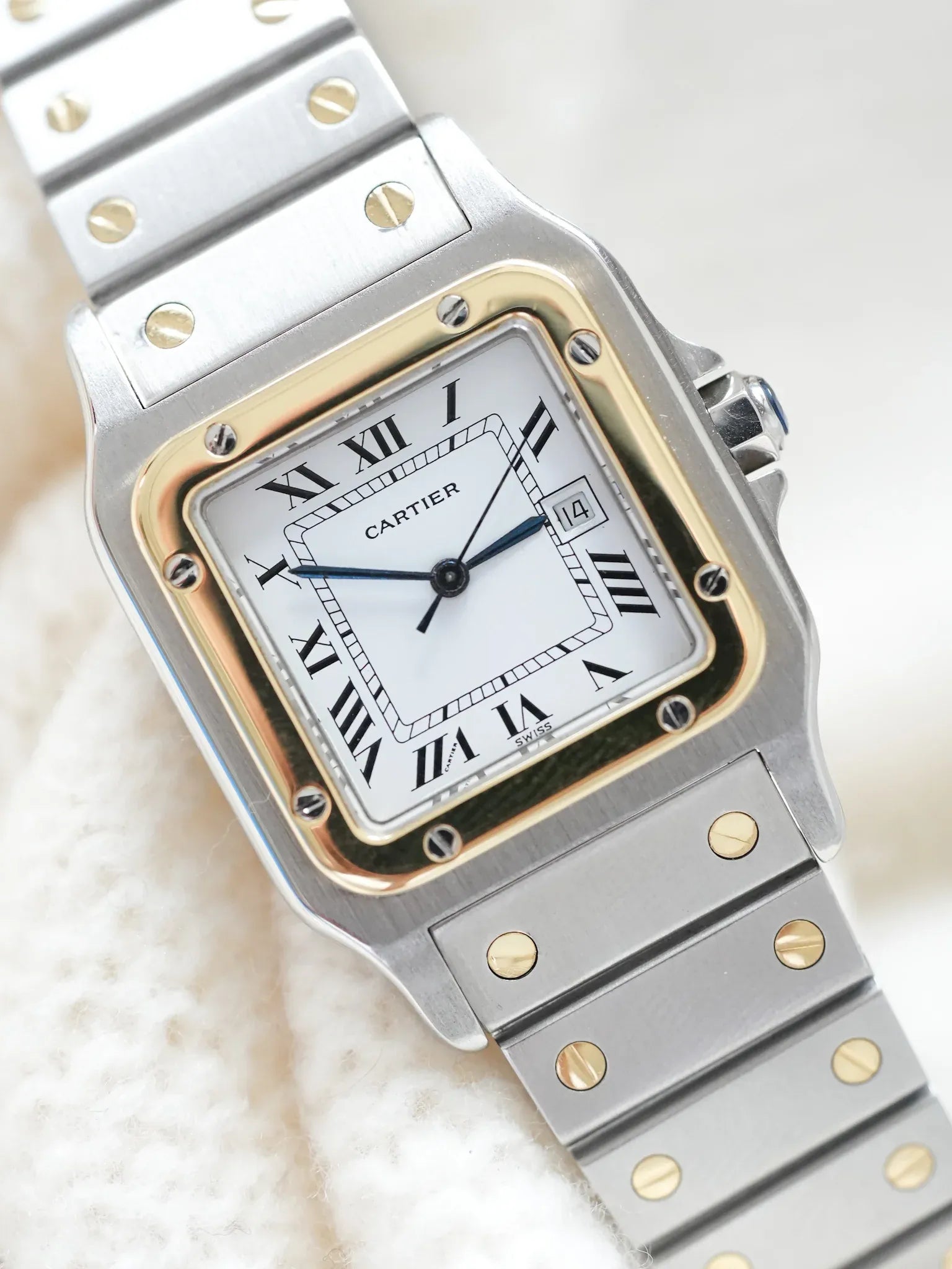 Cartier - Santos 2961 Acier Or Magnifique état - 1980s - Atelier Victor