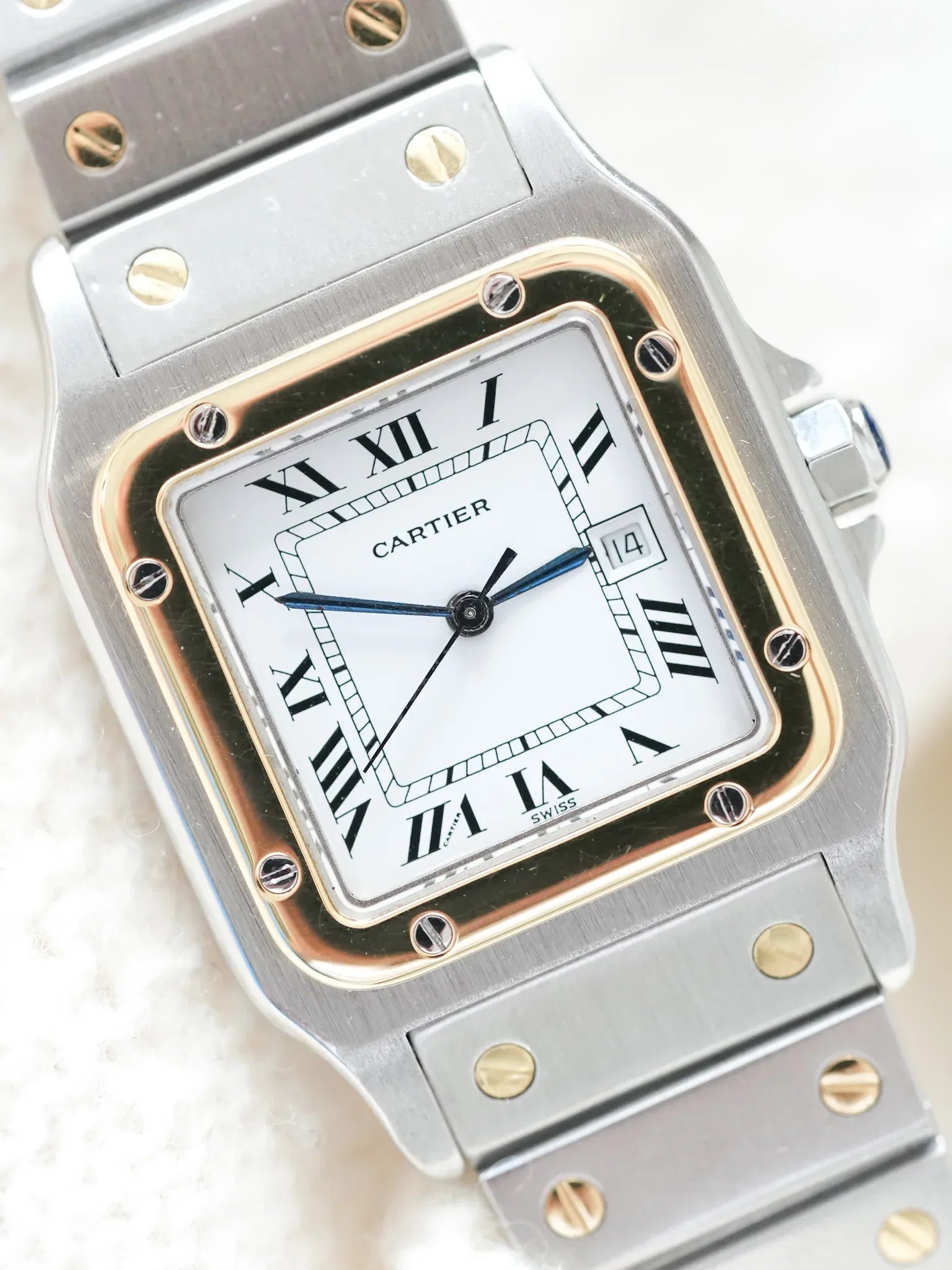 Cartier - Santos 2961 Acier Or Magnifique état - 1980s - Atelier Victor