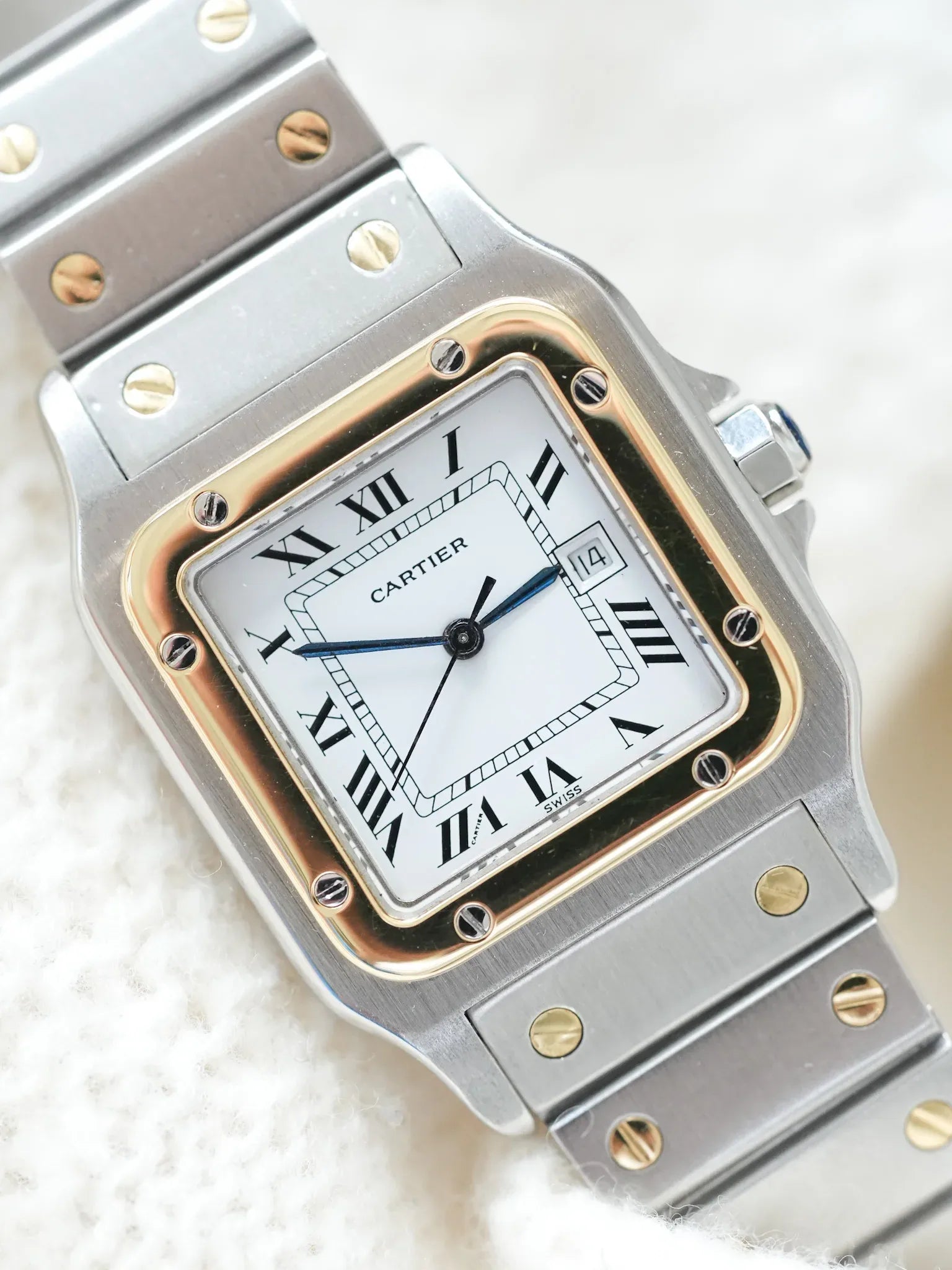 Cartier - Santos 2961 Acier Or Magnifique état - 1980s - Atelier Victor